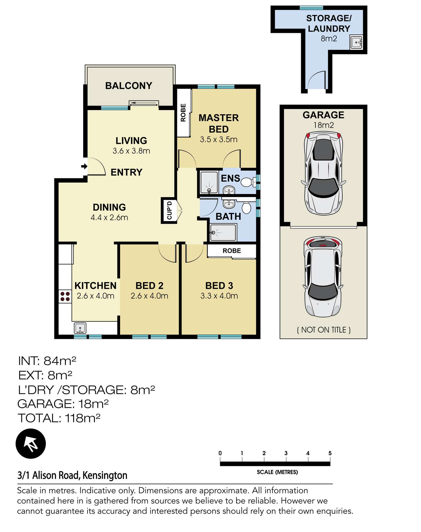 Floorplan of Homely apartment listing, 3/1 Alison Road, Kensington NSW 2033