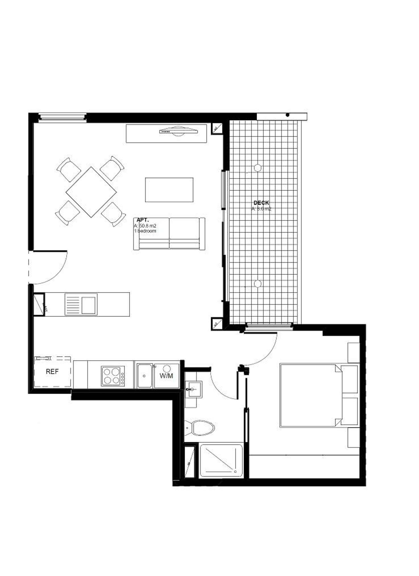 Floorplan of Homely apartment listing, 23/21-23 Moore Street, Moonee Ponds VIC 3039