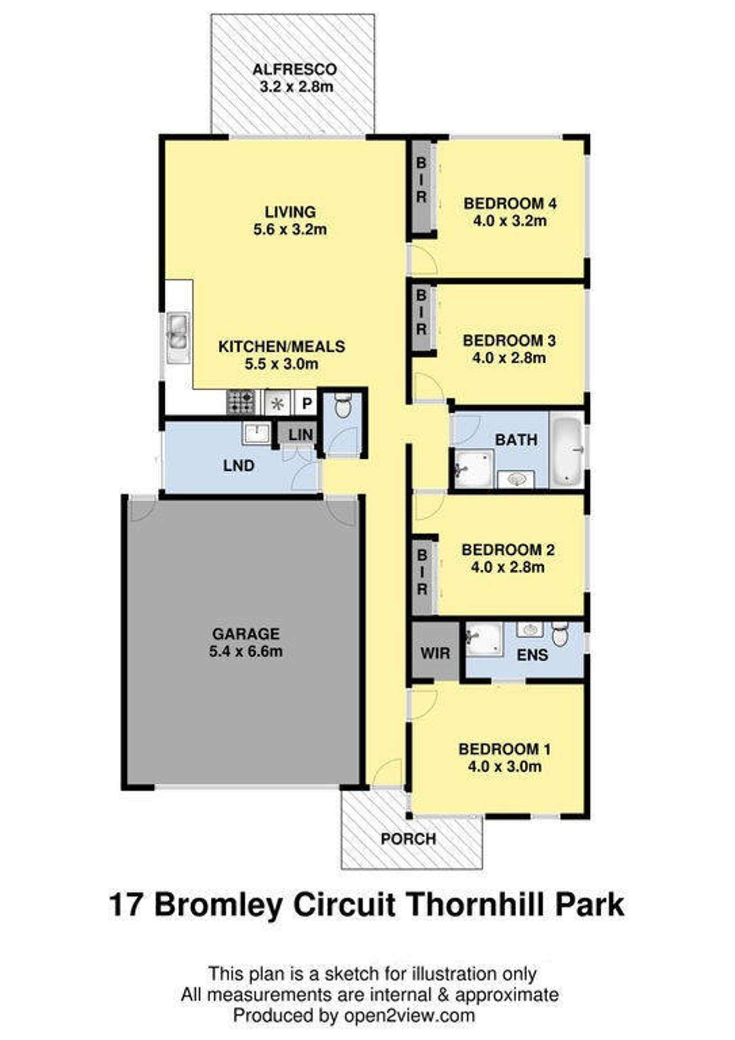Floorplan of Homely house listing, 17 Bromley Circuit, Thornhill Park VIC 3335