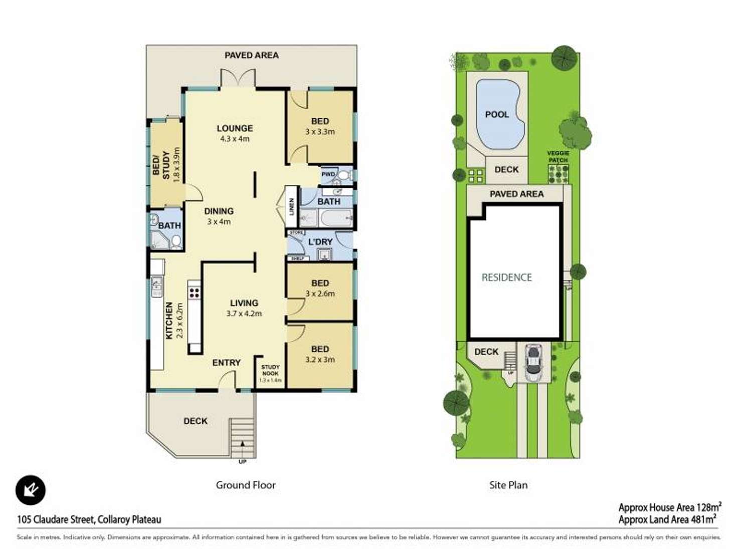 Floorplan of Homely house listing, 105 Claudare Street, Collaroy Plateau NSW 2097
