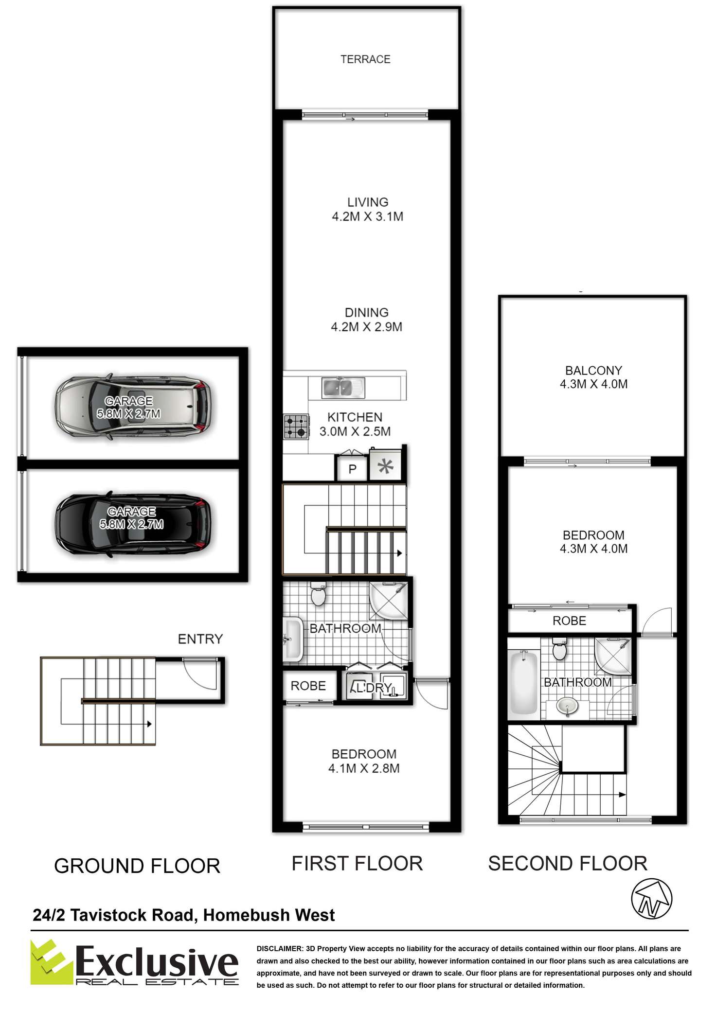 Floorplan of Homely apartment listing, 24/2 Tavistock Road, Homebush West NSW 2140