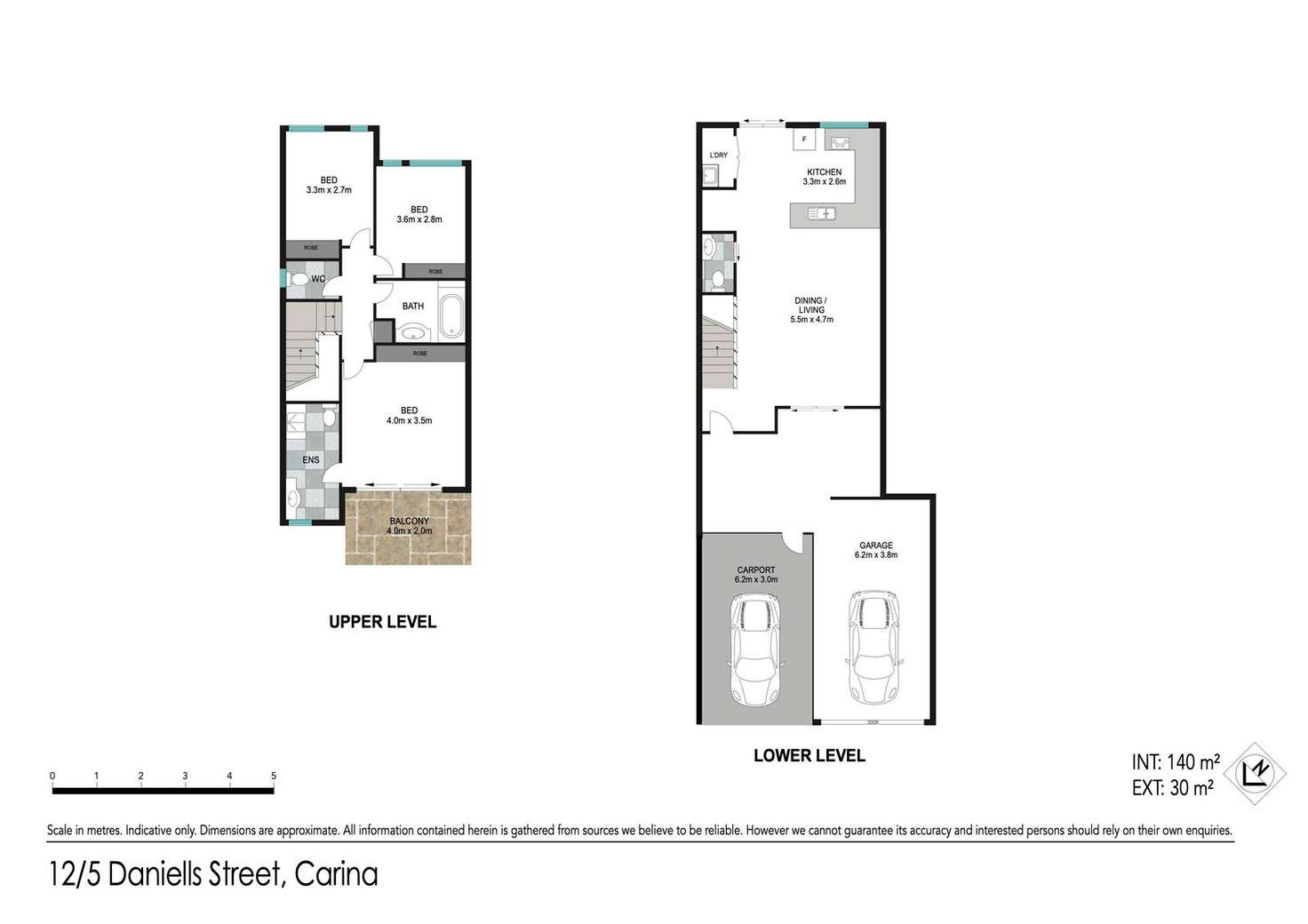 Floorplan of Homely townhouse listing, 12/5 Daniells Street, Carina QLD 4152