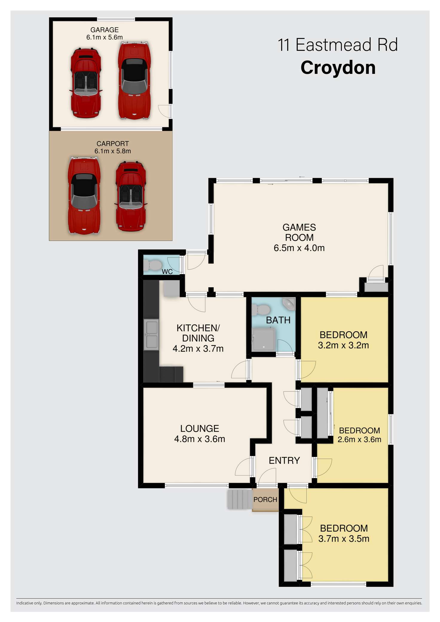 Floorplan of Homely house listing, 11 Eastmead Road, Croydon VIC 3136