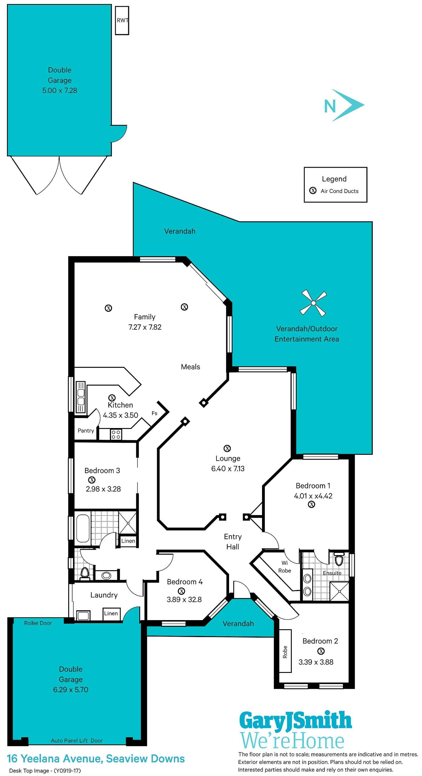 Floorplan of Homely house listing, 16 Yeelanna Avenue, Seaview Downs SA 5049