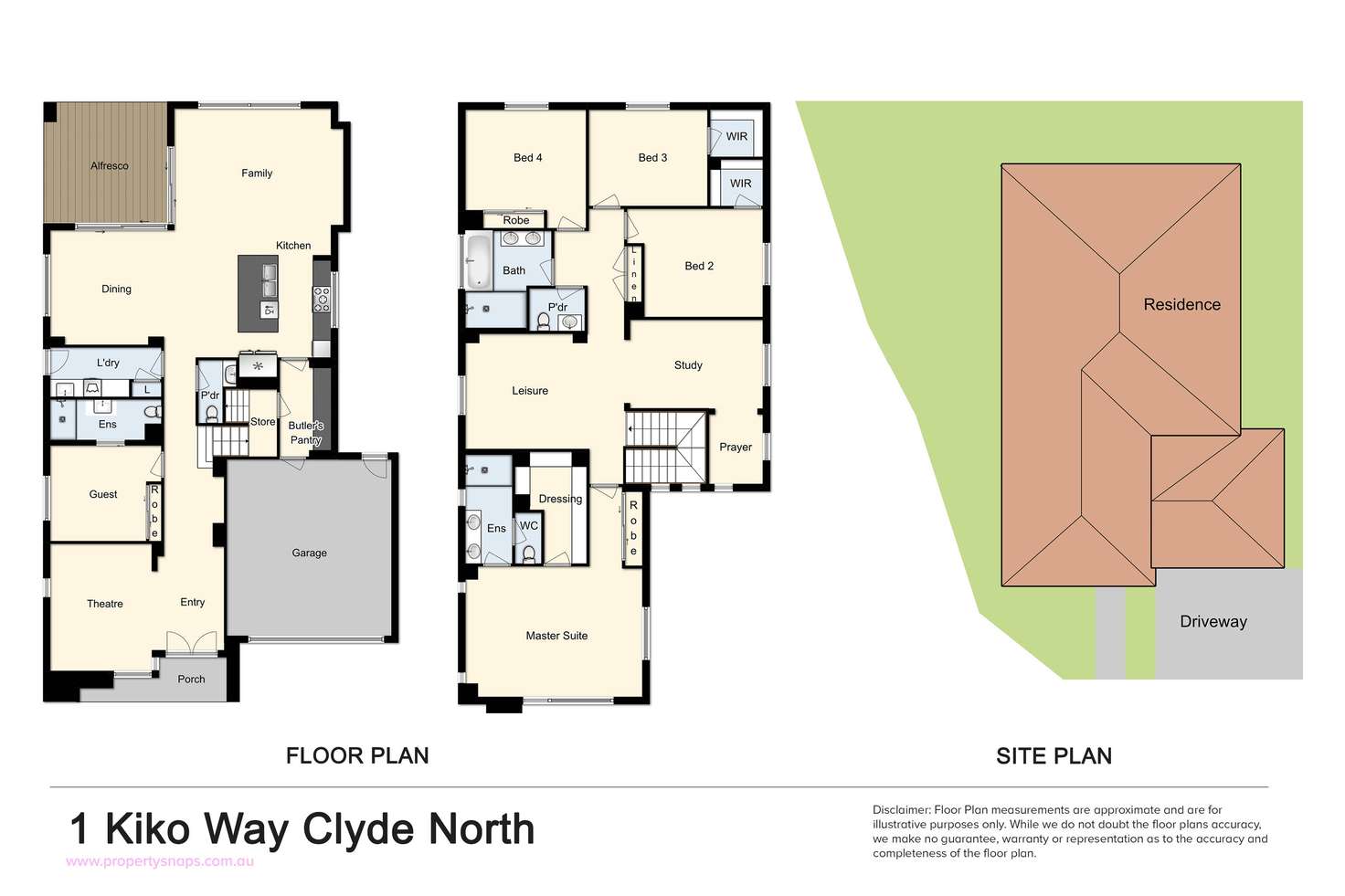 Floorplan of Homely house listing, 1 Kiko Way, Clyde North VIC 3978