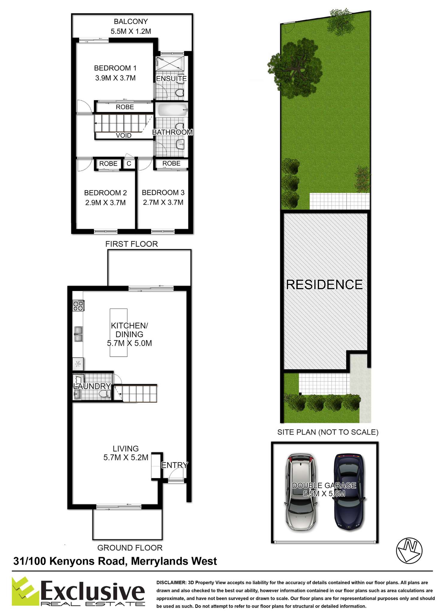 Floorplan of Homely townhouse listing, 31/100 Kenyons Road, Merrylands West NSW 2160