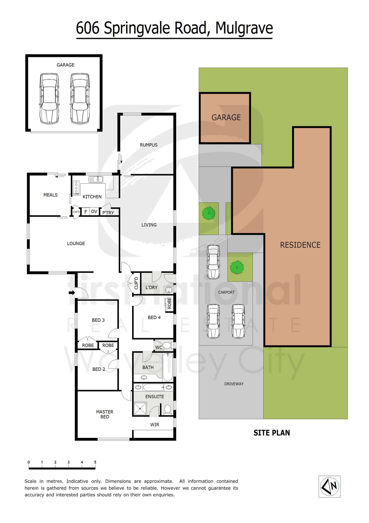 Floorplan of Homely house listing, 606 Springvale Road, Mulgrave VIC 3170