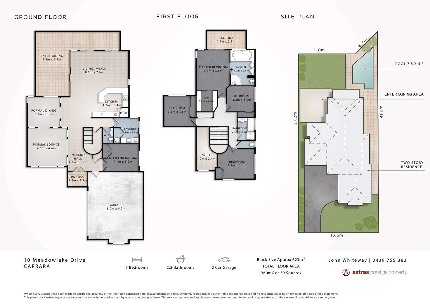 Floorplan of Homely house listing, 10 Meadowlake Drive, Carrara QLD 4211