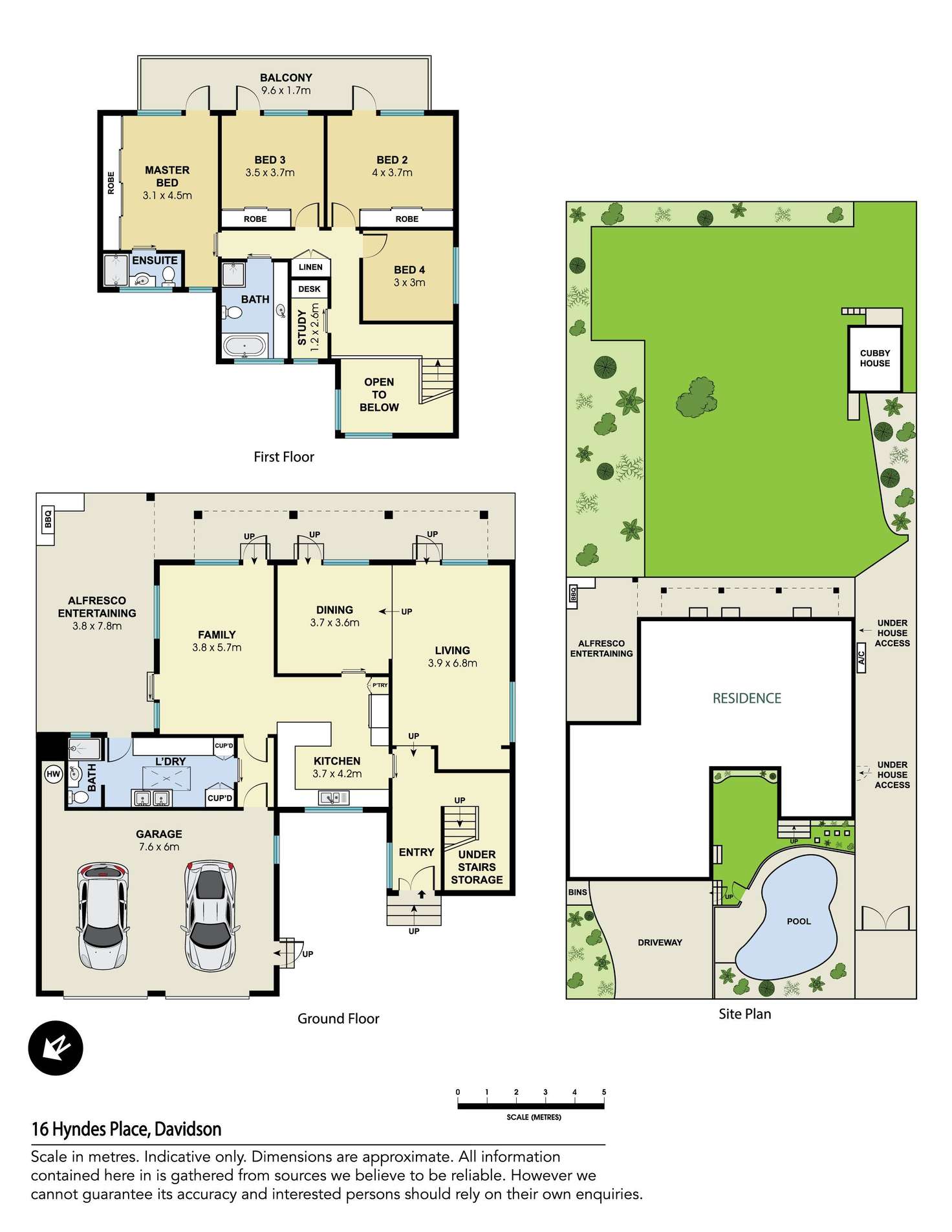 Floorplan of Homely house listing, 16 Hyndes Place, Davidson NSW 2085