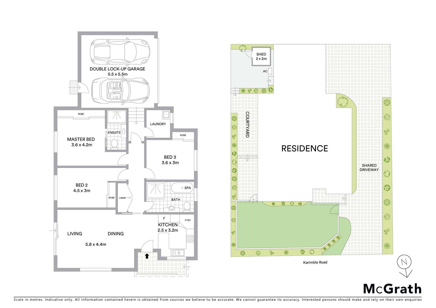 Floorplan of Homely villa listing, 1/148 Karimbla Road, Miranda NSW 2228