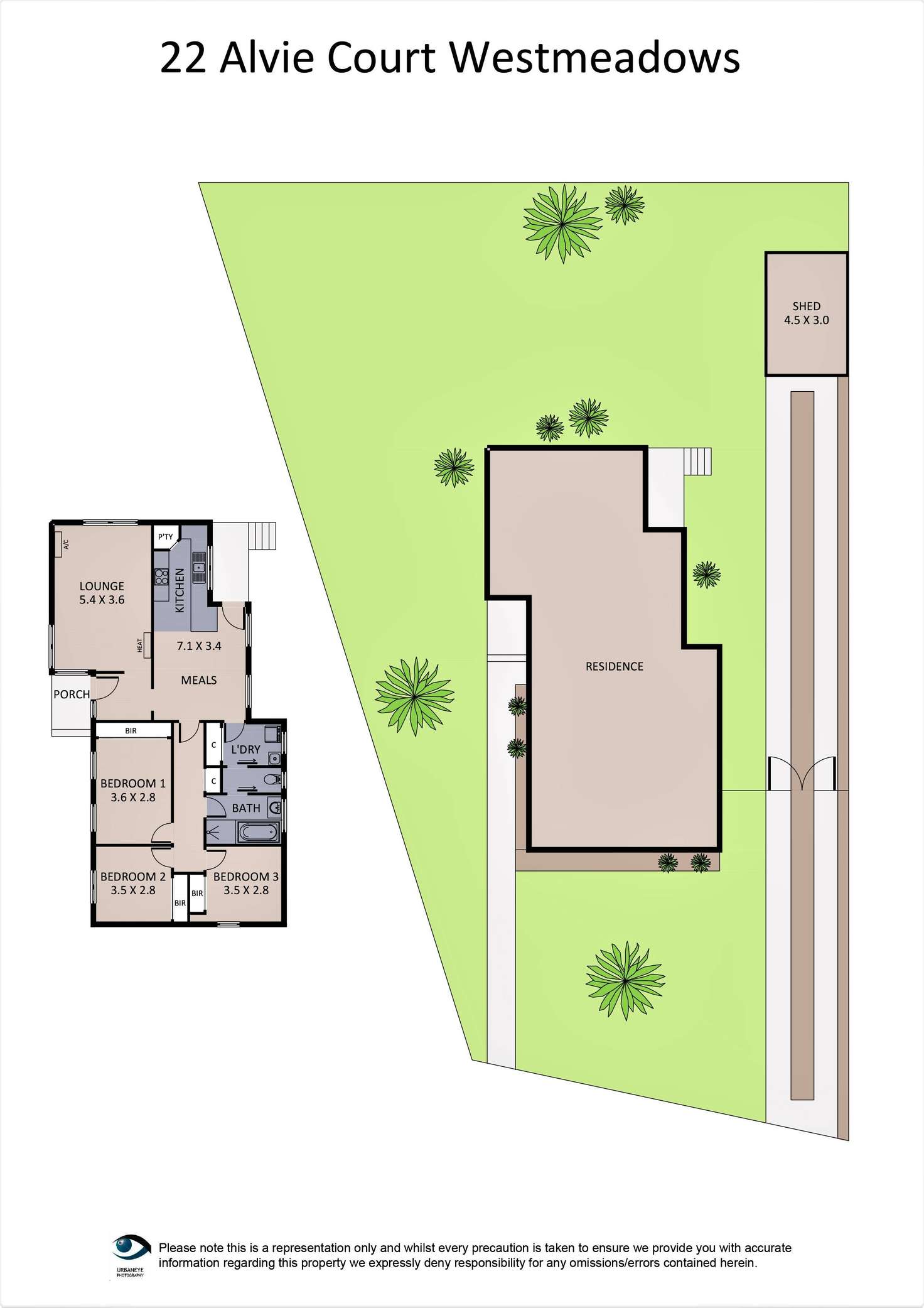 Floorplan of Homely house listing, 22 Alvie Court, Westmeadows VIC 3049