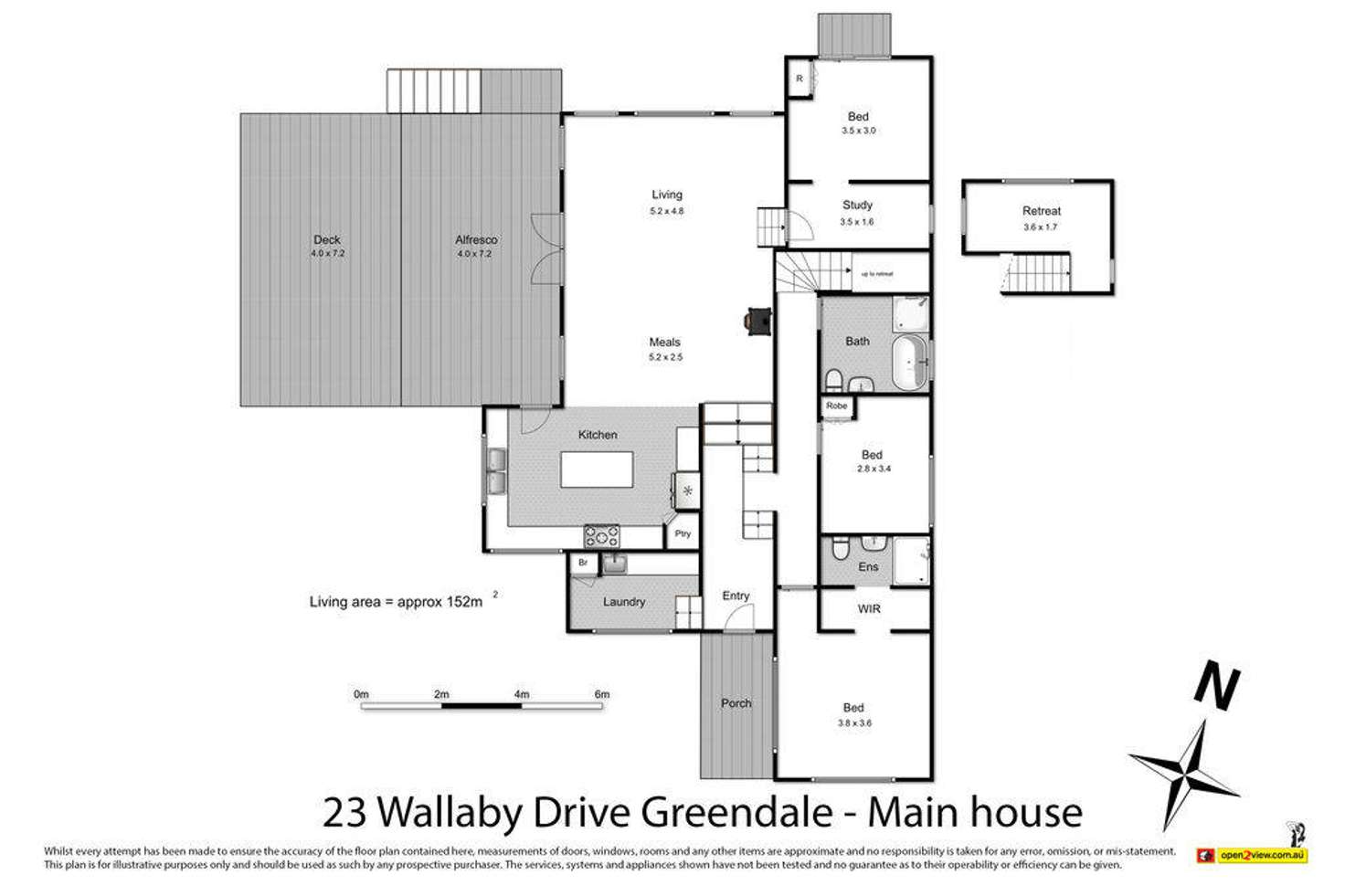 Floorplan of Homely house listing, 23 Wallaby Drive, Greendale VIC 3341