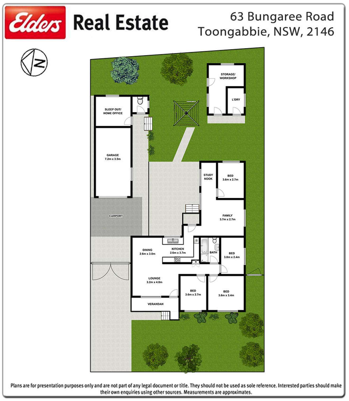 Floorplan of Homely house listing, 63 Bungaree Road, Toongabbie NSW 2146