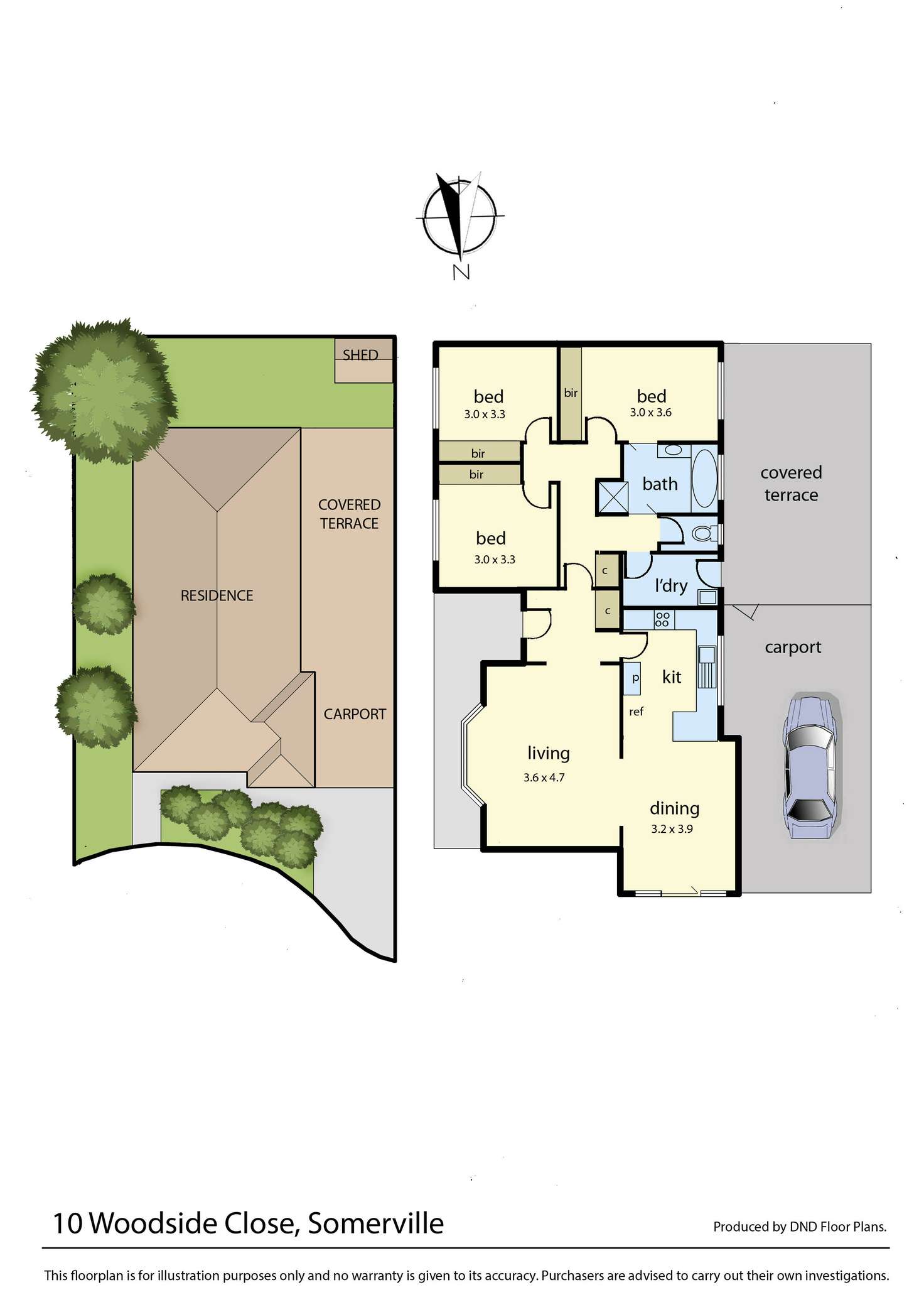 Floorplan of Homely house listing, 10 Woodside Close, Somerville VIC 3912