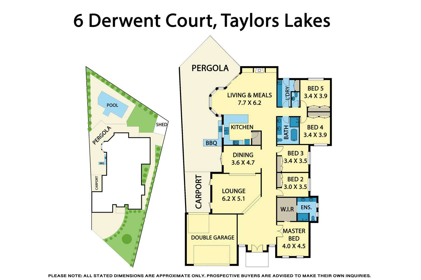 Floorplan of Homely house listing, 6 Derwent Court, Taylors Lakes VIC 3038