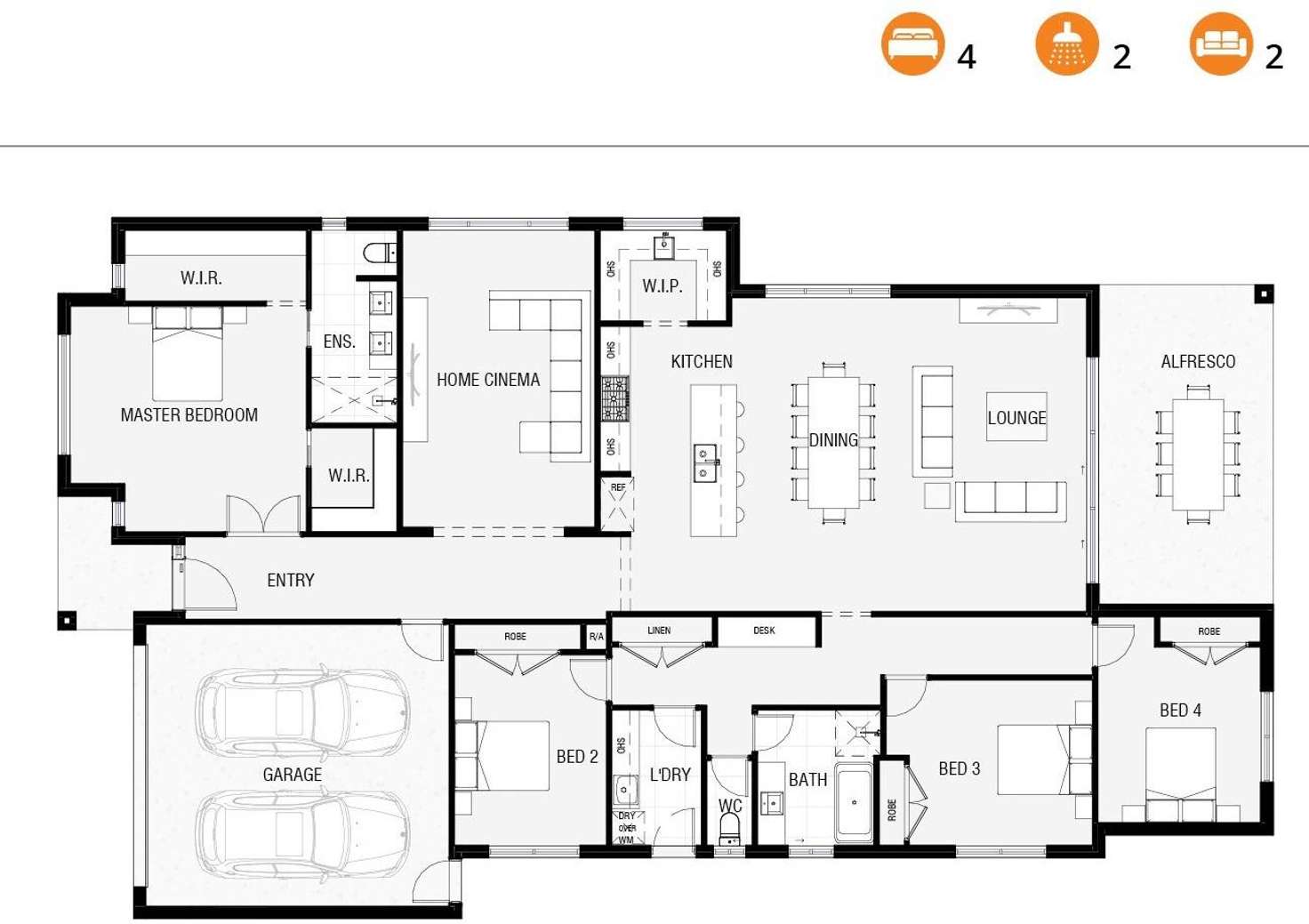 Floorplan of Homely house listing, 20 Murphy Street, Clyde North VIC 3978