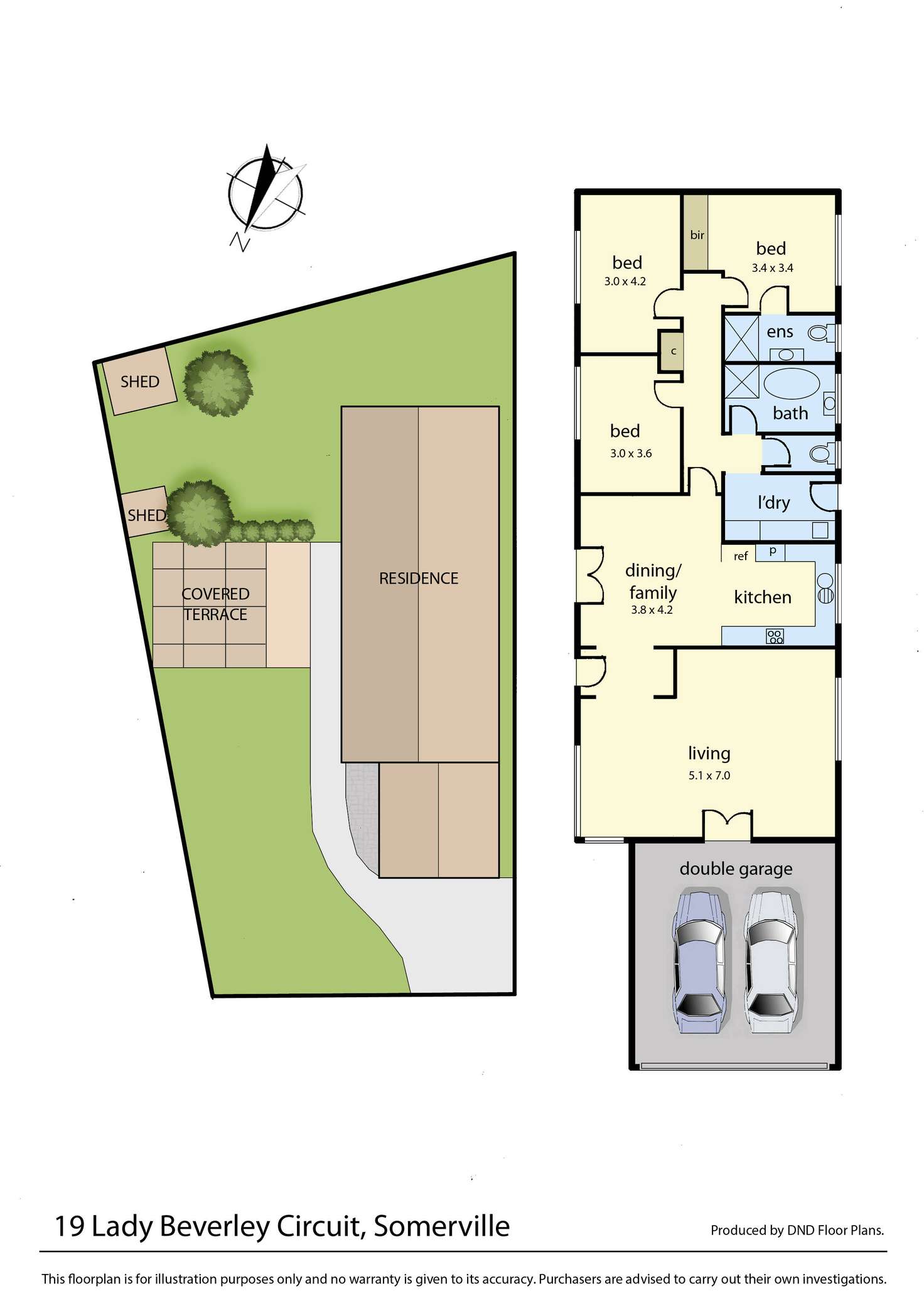 Floorplan of Homely house listing, 19 Lady Beverley Circuit, Somerville VIC 3912