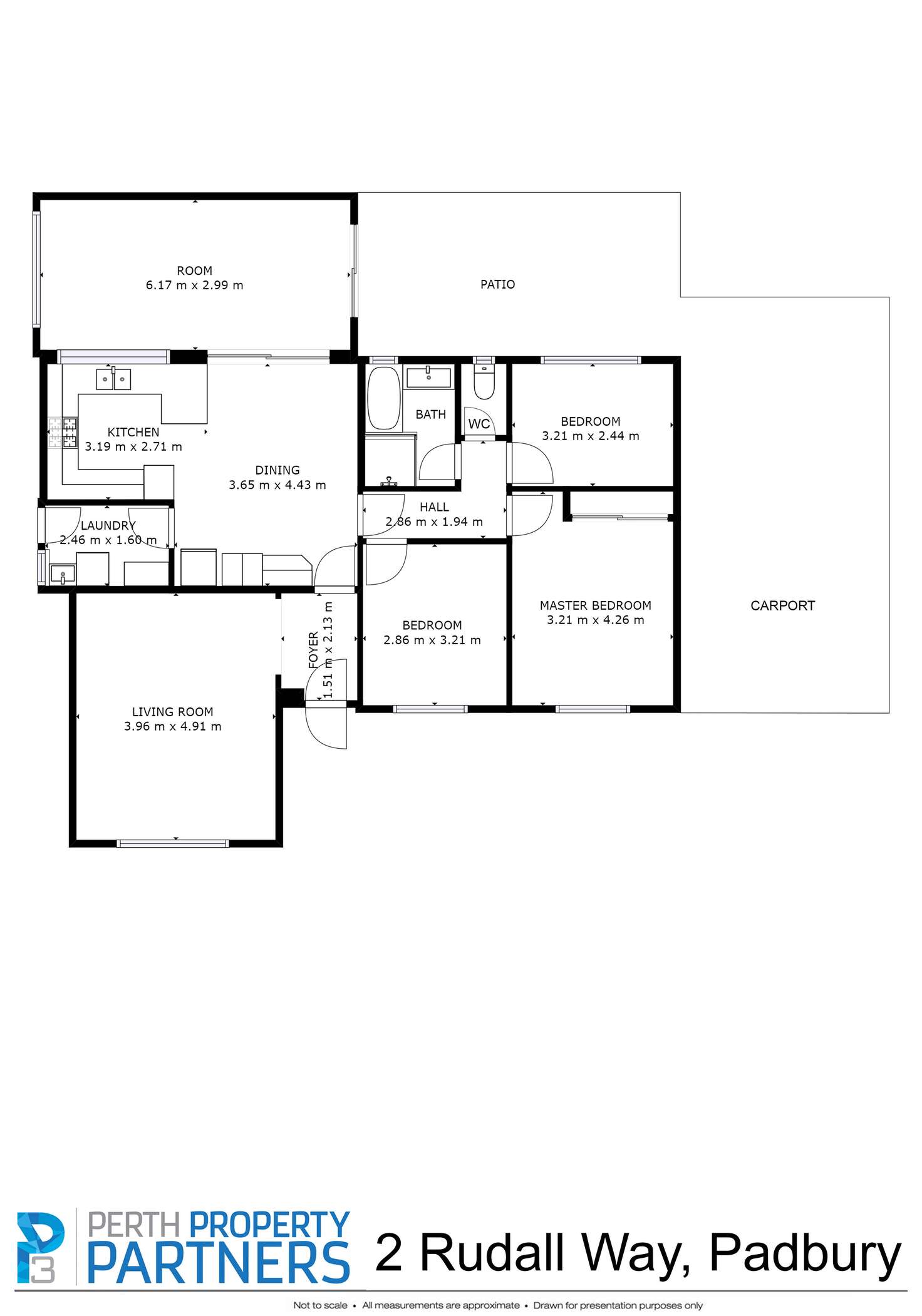 Floorplan of Homely house listing, 2 Rudall Way, Padbury WA 6025