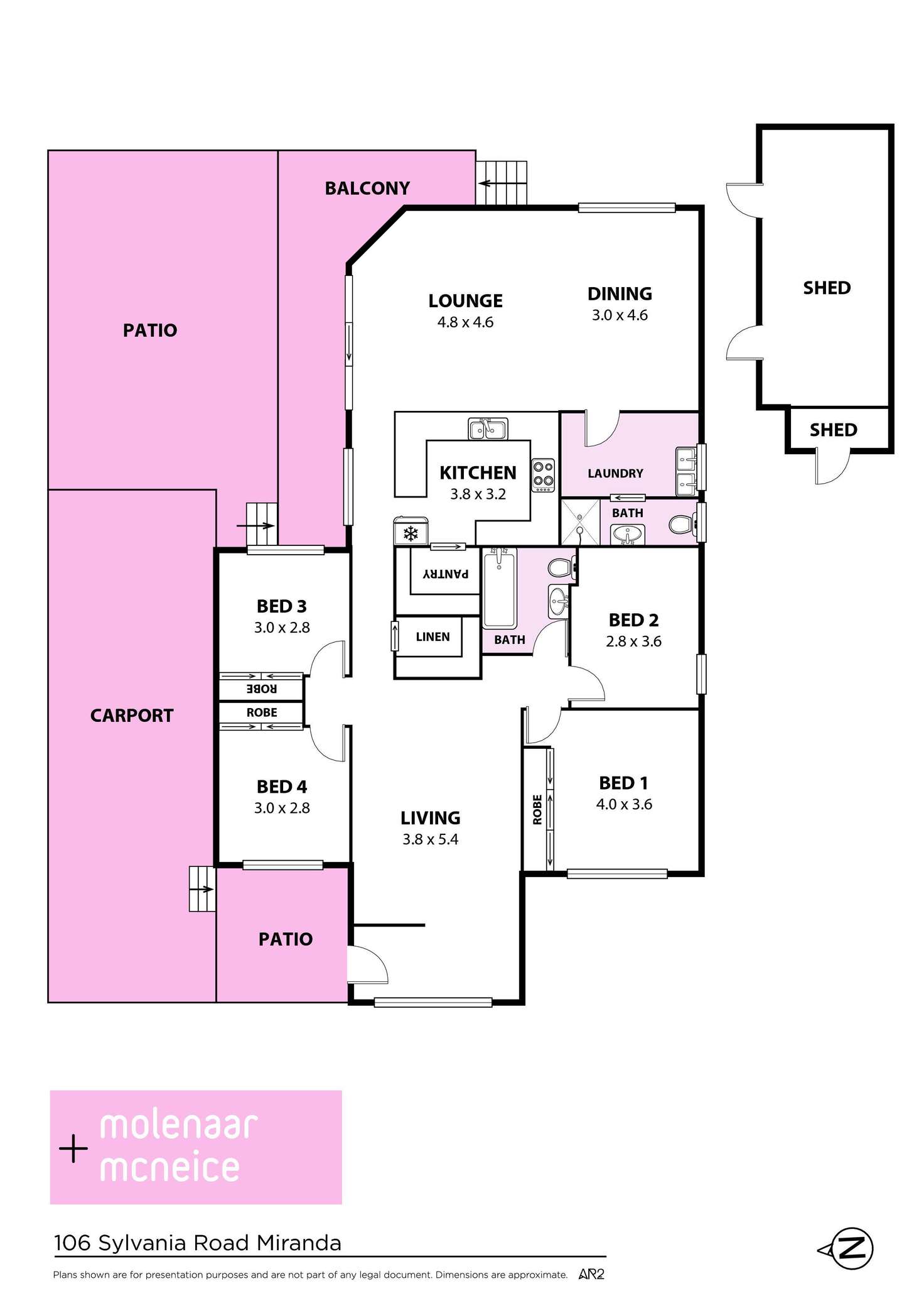 Floorplan of Homely house listing, 106 Sylvania Road, Miranda NSW 2228