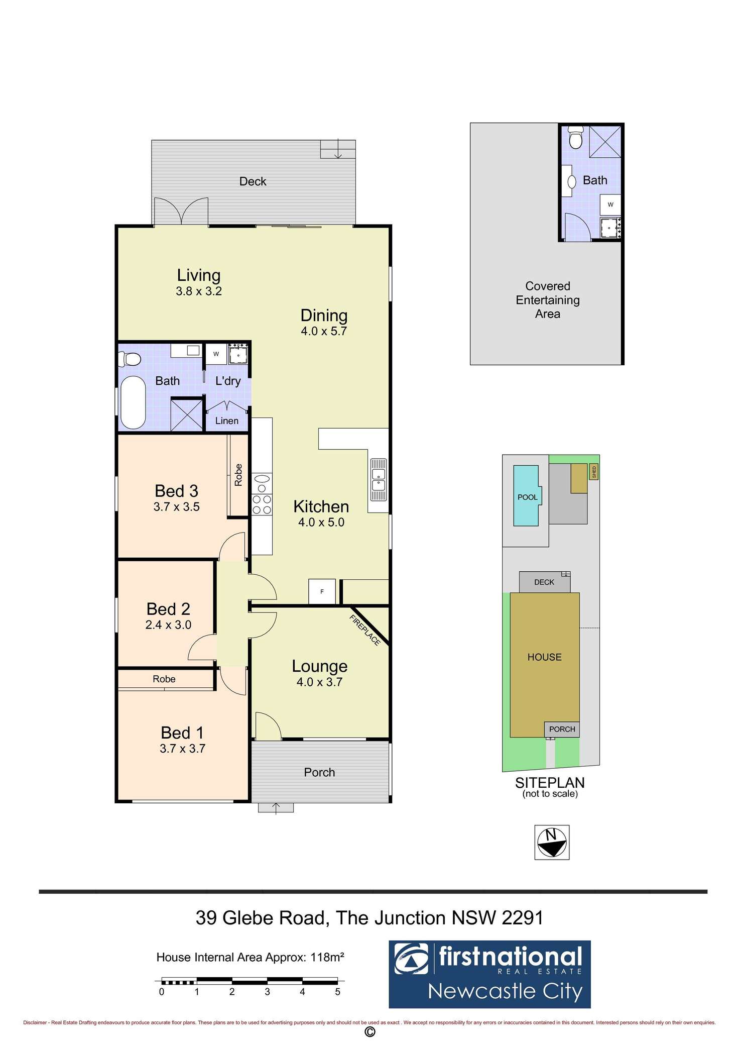Floorplan of Homely house listing, 39 Glebe Road, The Junction NSW 2291