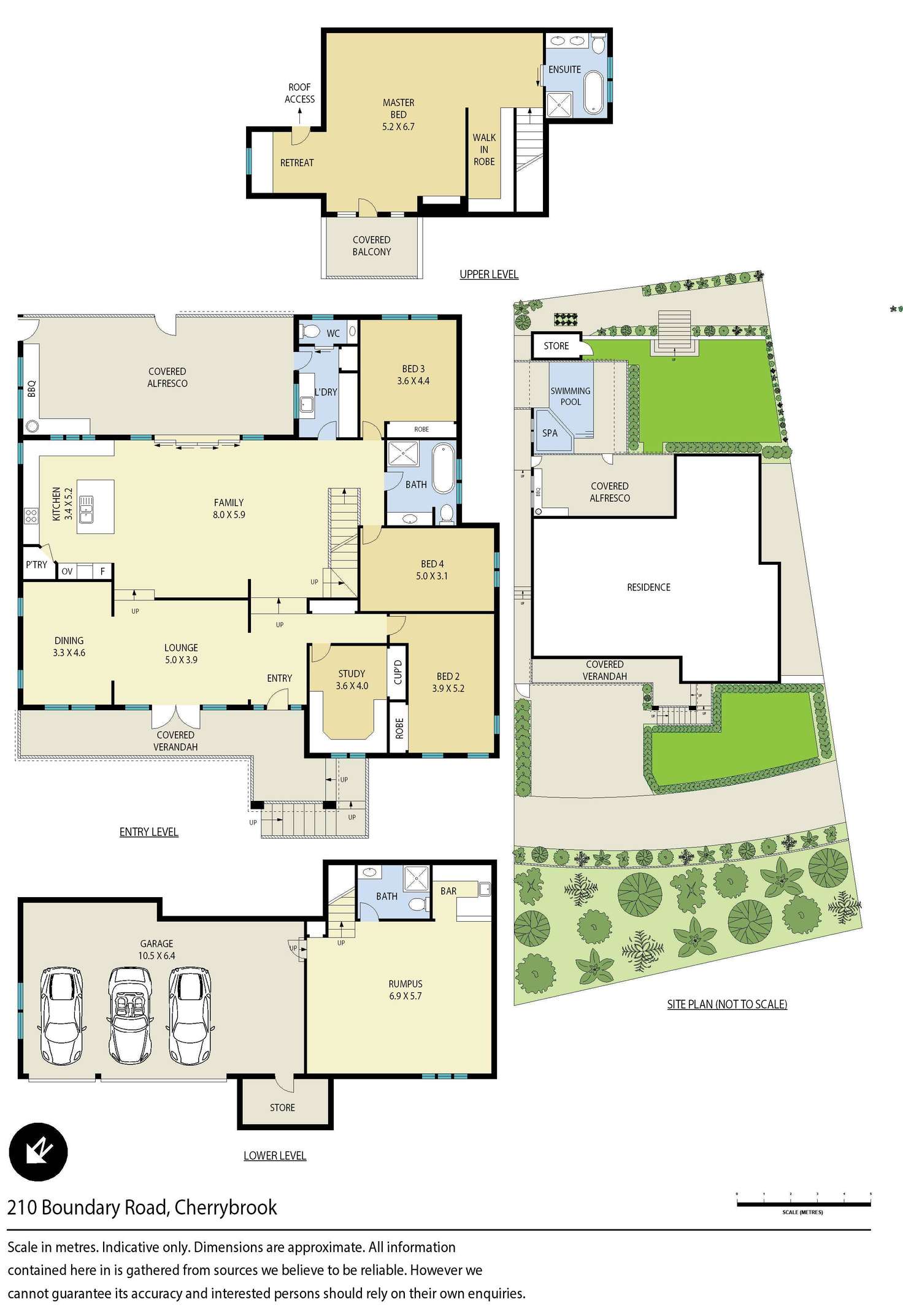 Floorplan of Homely house listing, 210 Boundary Road, Cherrybrook NSW 2126