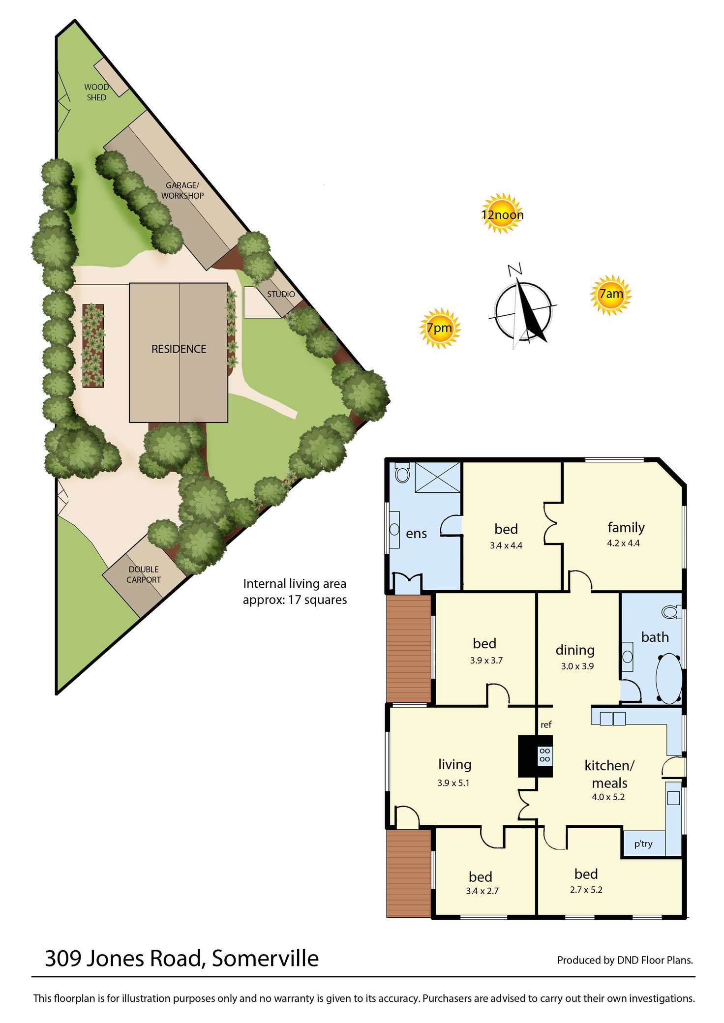 Floorplan of Homely house listing, 309 Jones Road, Somerville VIC 3912