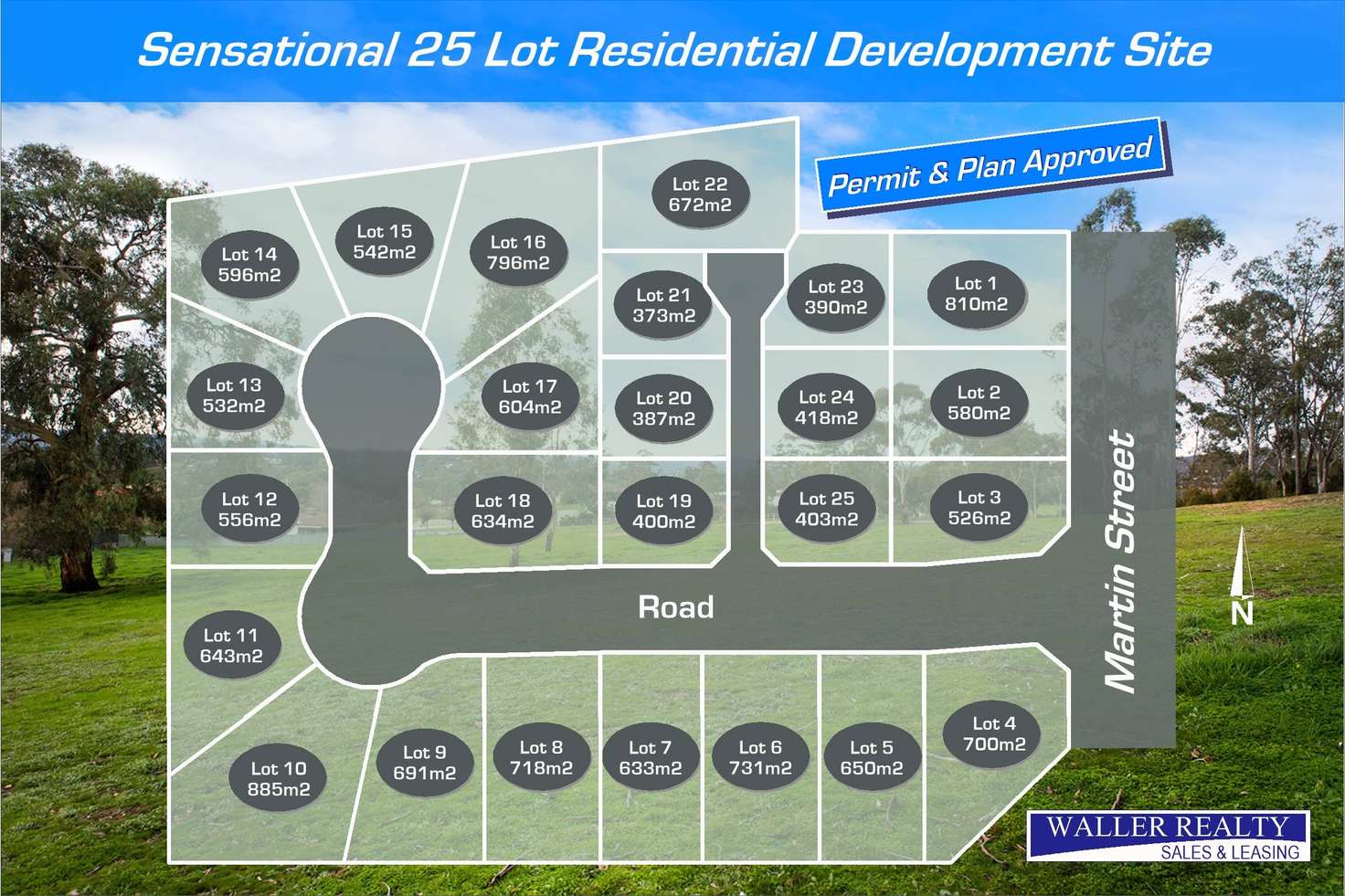 Floorplan of Homely residentialLand listing, 7 Martin Street, Mckenzie Hill VIC 3451