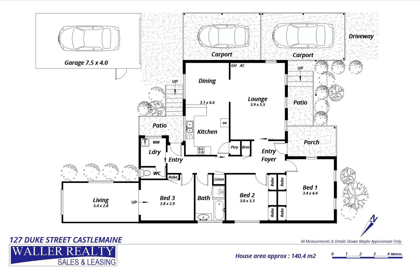 Floorplan of Homely house listing, 127 Duke Street, Castlemaine VIC 3450