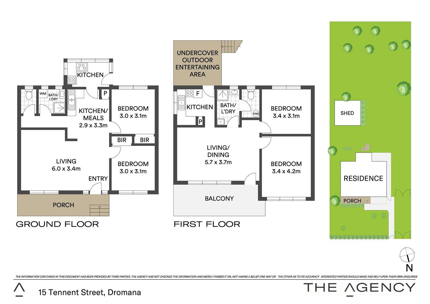 Floorplan of Homely house listing, 15 Tennent Street, Dromana VIC 3936