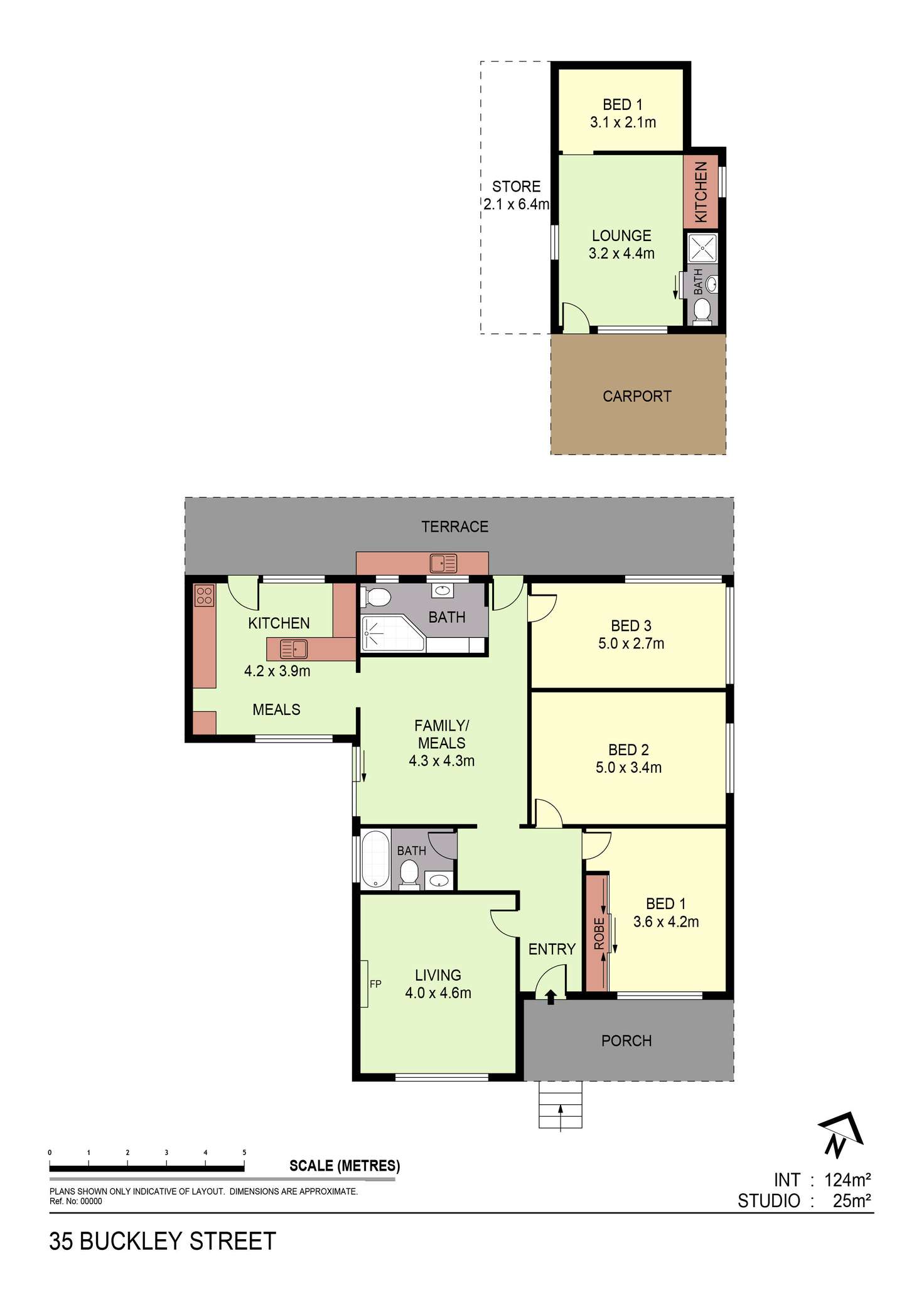 Floorplan of Homely house listing, 35 Buckley Street, North Bendigo VIC 3550