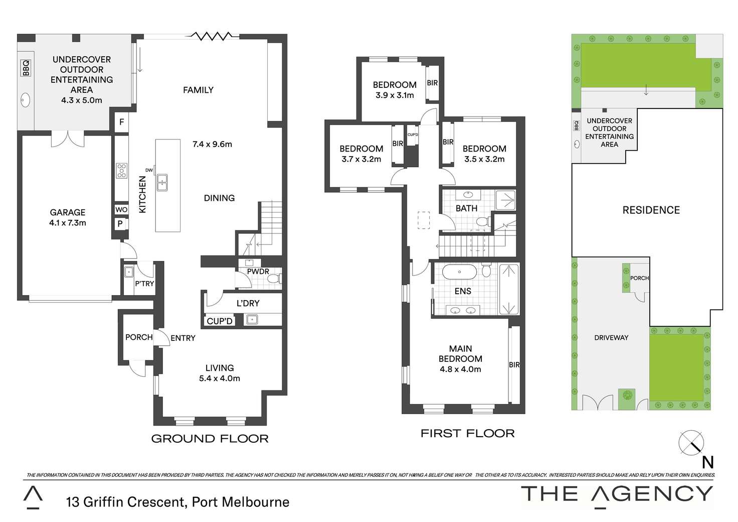 Floorplan of Homely house listing, 13 Griffin Crescent, Port Melbourne VIC 3207