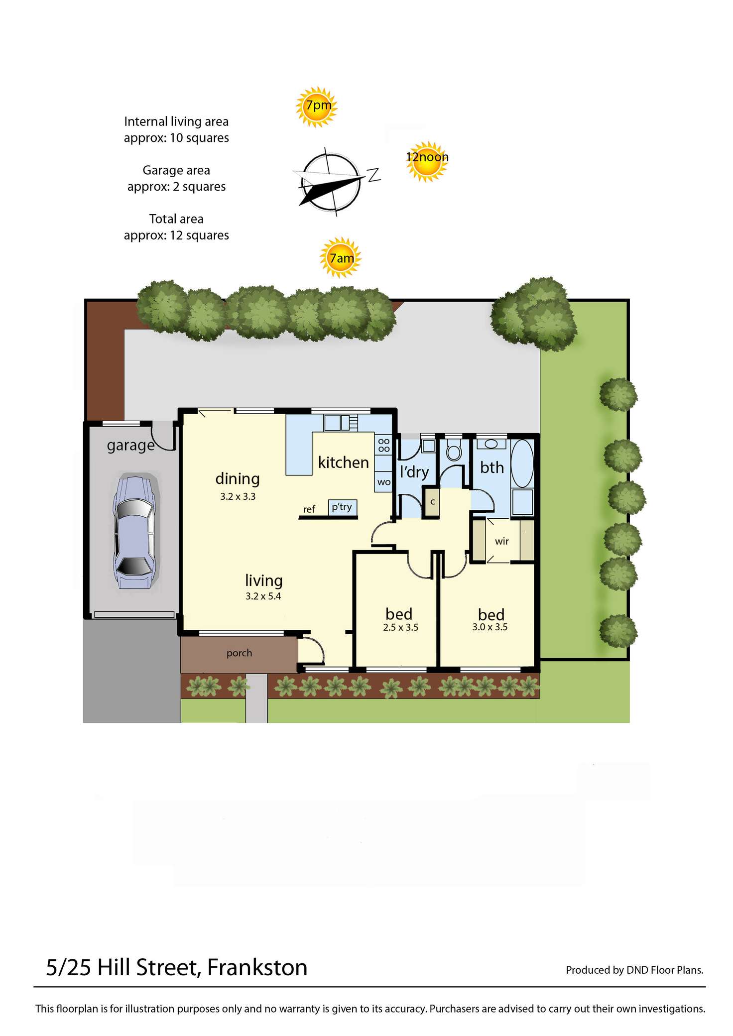 Floorplan of Homely unit listing, 5/25 Hill Street, Frankston VIC 3199