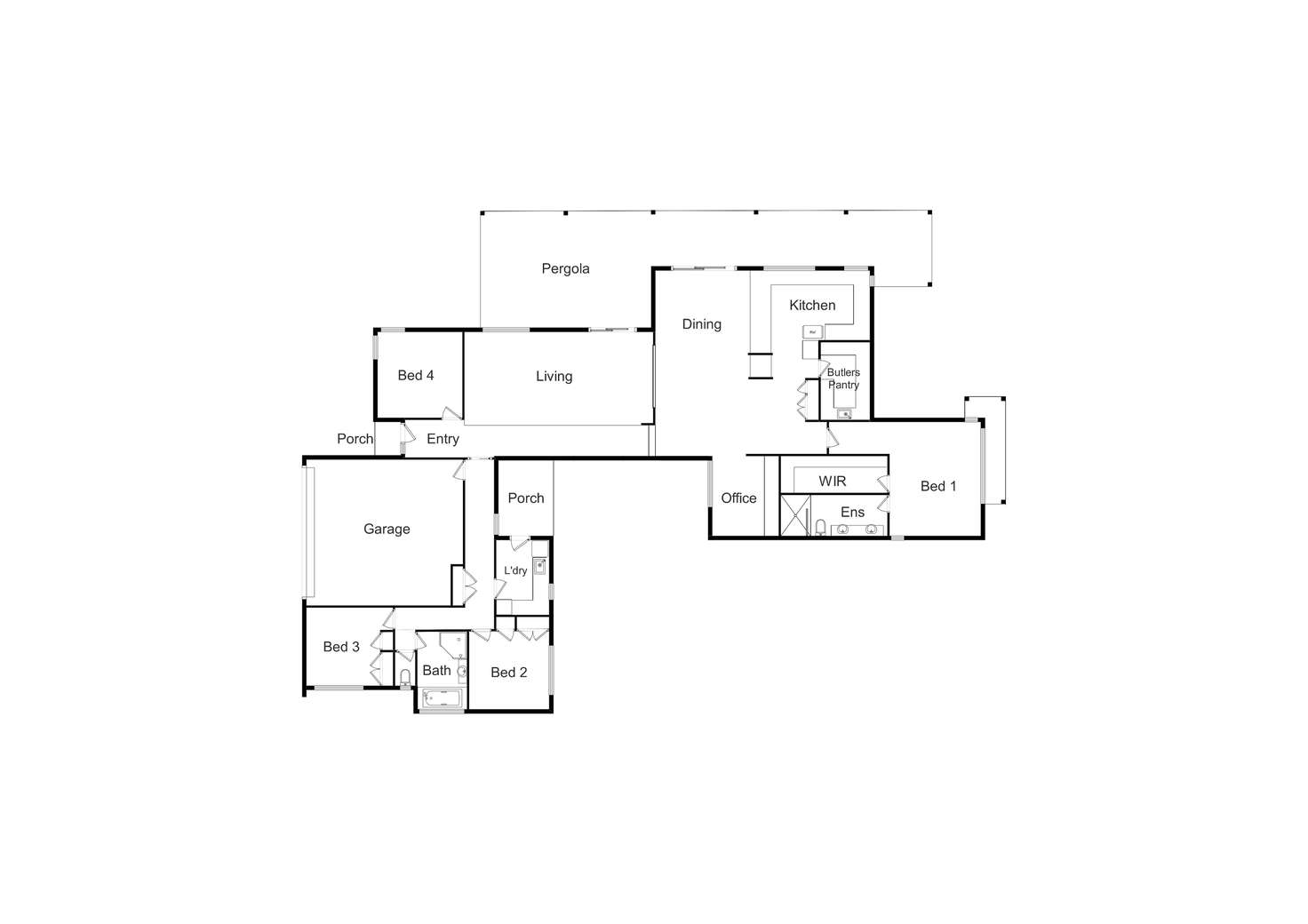 Floorplan of Homely acreageSemiRural listing, 30 Three Chain Road, Boorolite VIC 3723
