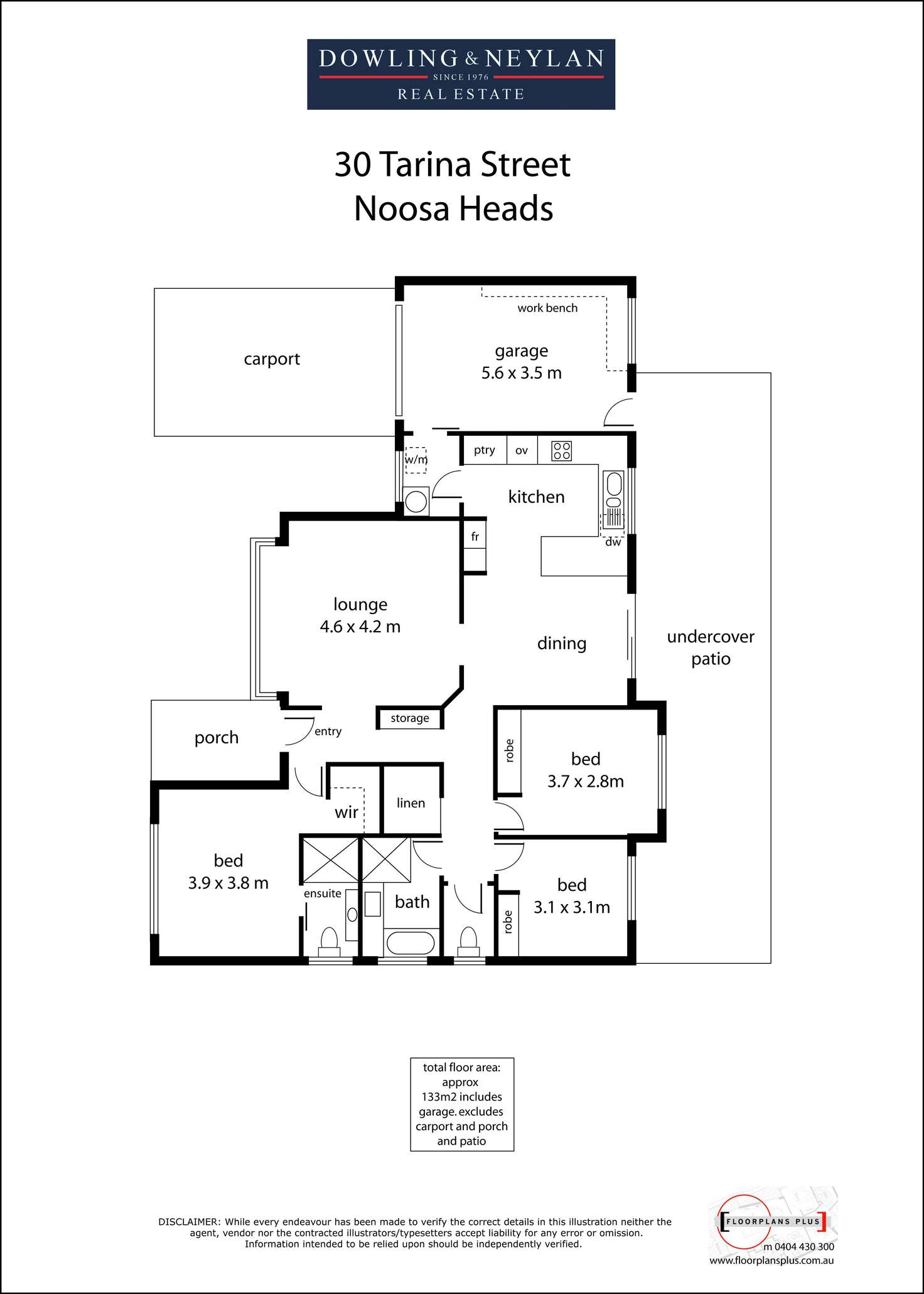 Floorplan of Homely house listing, 30 Tarina Street, Noosa Heads QLD 4567