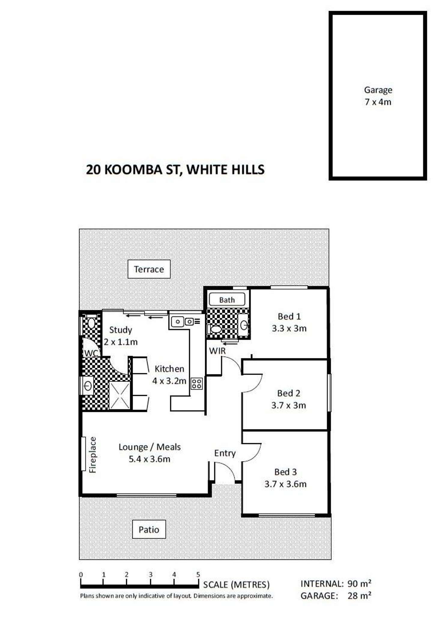 Floorplan of Homely house listing, 20 Koomba Street, White Hills VIC 3550