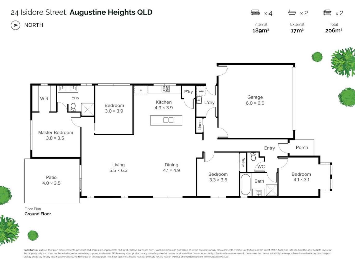 Floorplan of Homely house listing, 24 Isidore Street, Augustine Heights QLD 4300