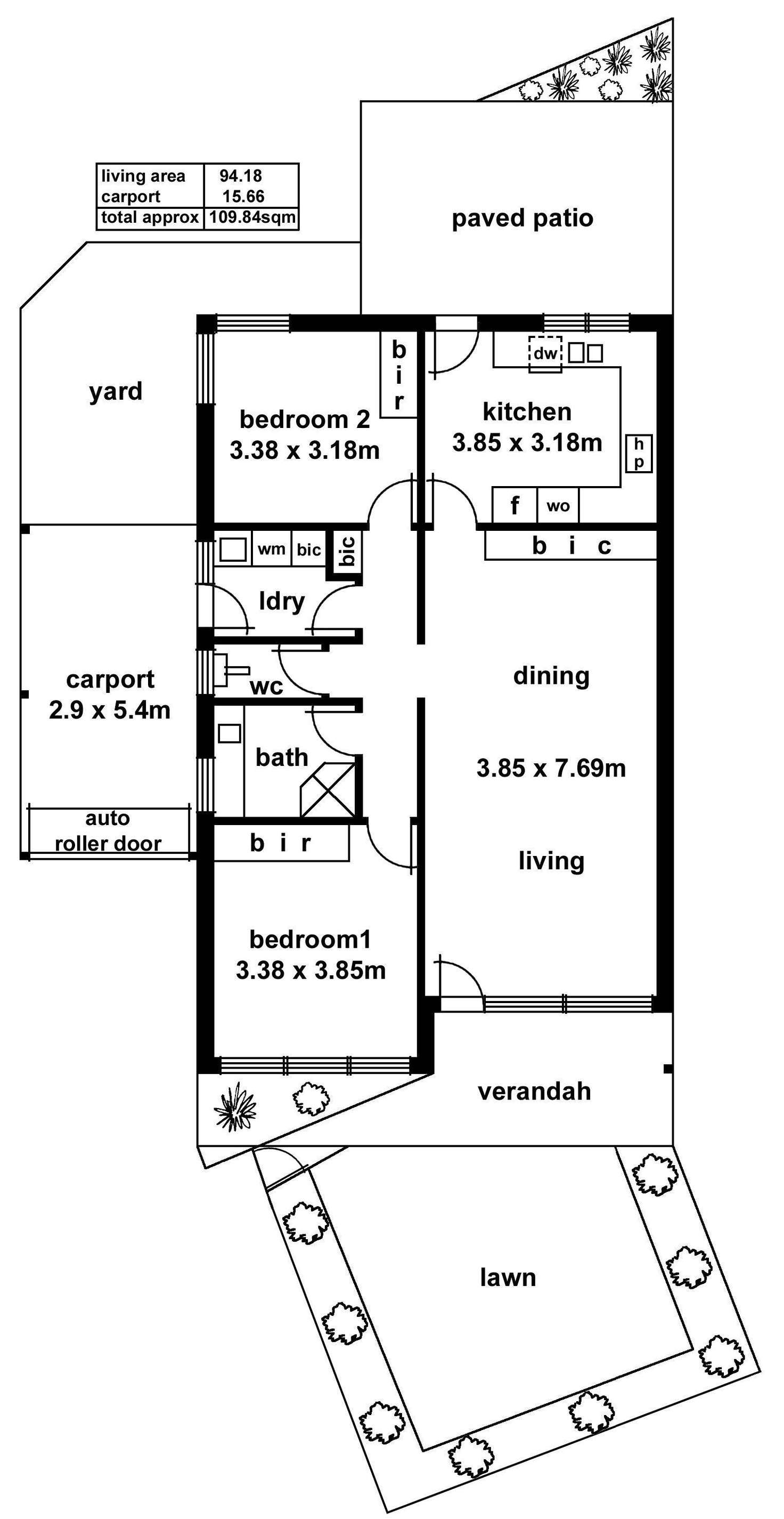 Floorplan of Homely unit listing, 7/6 Wattle Street, Fullarton SA 5063