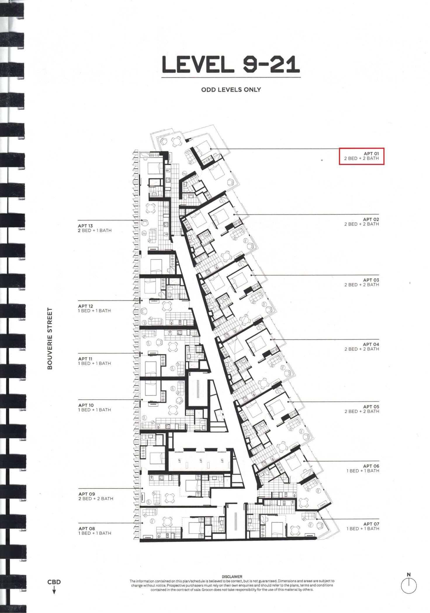 Floorplan of Homely apartment listing, 901/28-44 Bouverie Street, Carlton VIC 3053