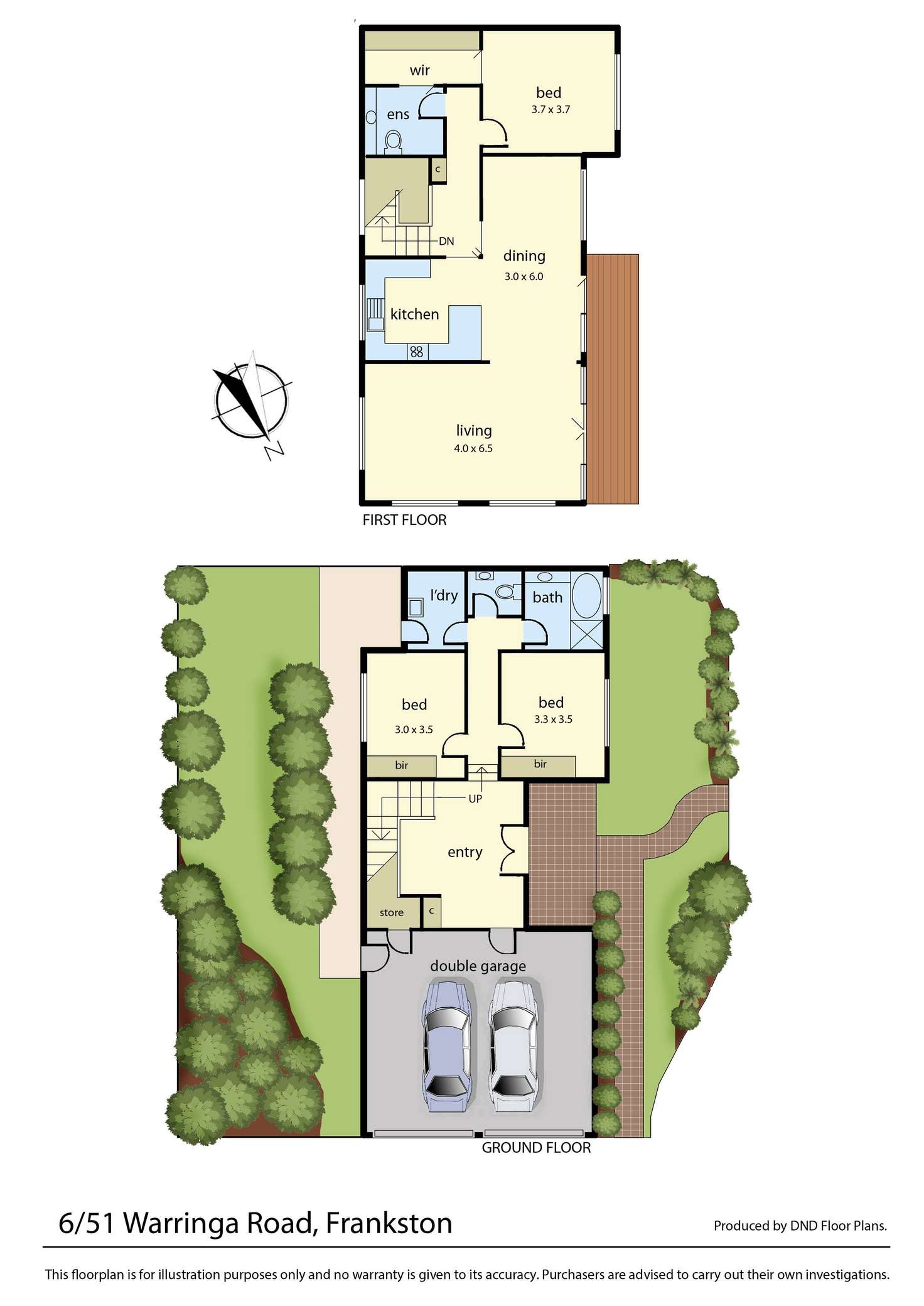 Floorplan of Homely house listing, 6/51 Warringa Road, Frankston South VIC 3199