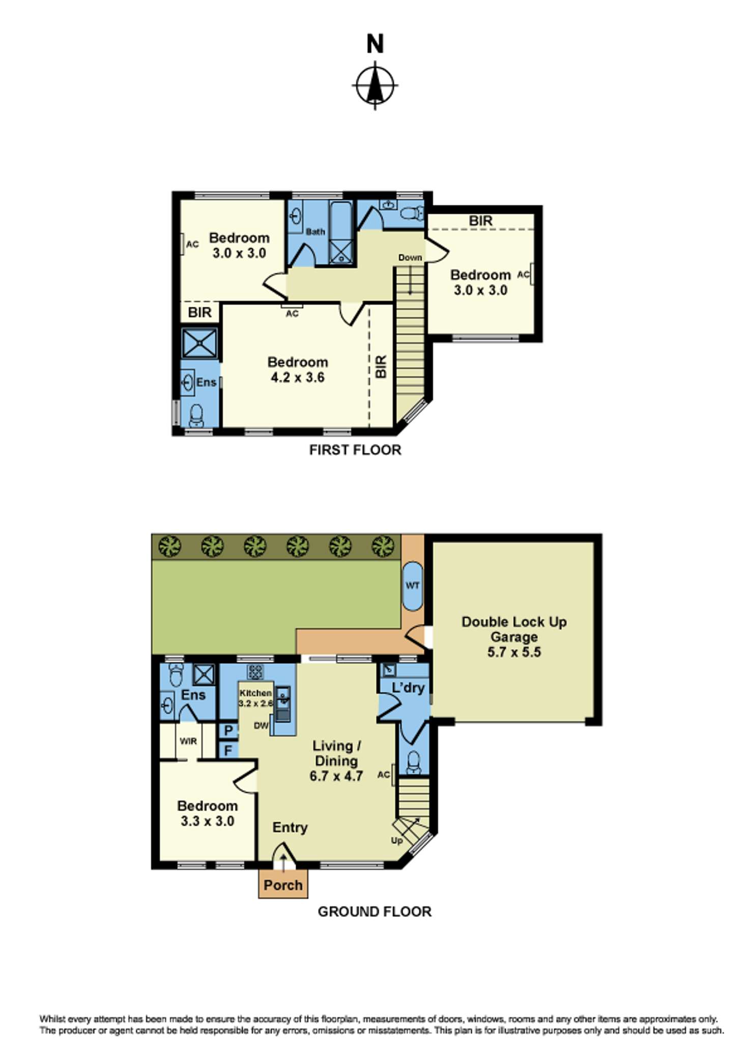 Floorplan of Homely townhouse listing, 2/96 Westmoreland Road, Sunshine North VIC 3020