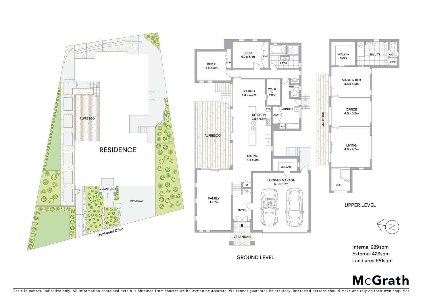 Floorplan of Homely house listing, 1 Trentwood Drive, Highton VIC 3216