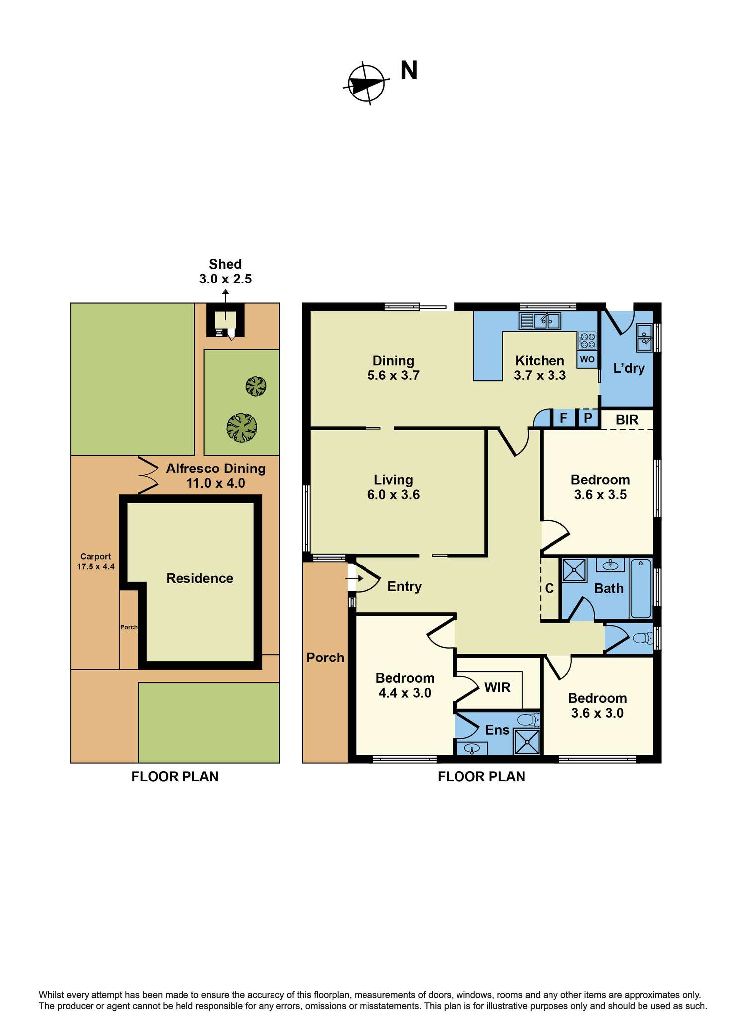 Floorplan of Homely house listing, 17 Meadowbank Drive, Sunshine North VIC 3020