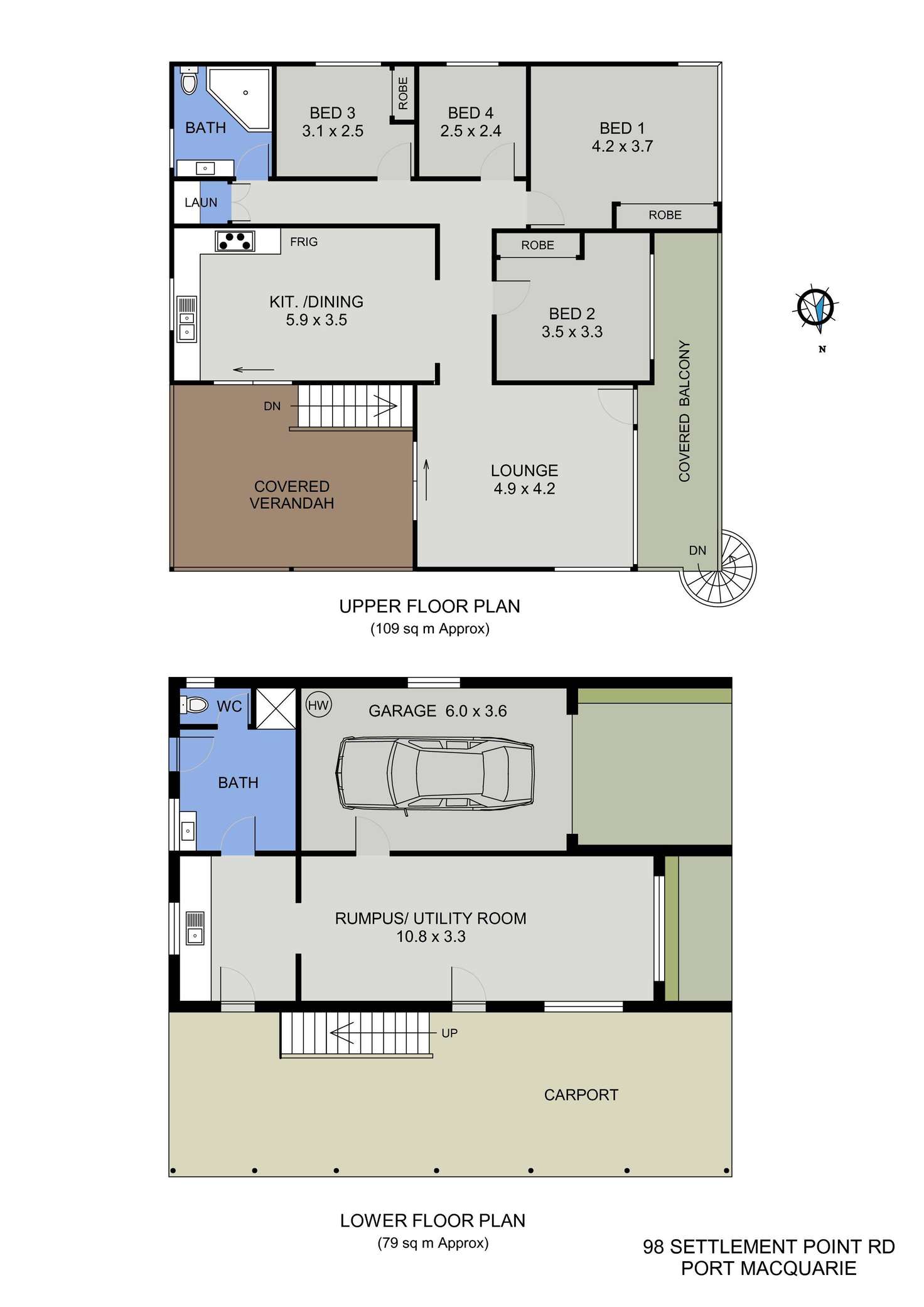 Floorplan of Homely house listing, 98 Settlement Point Road, Port Macquarie NSW 2444