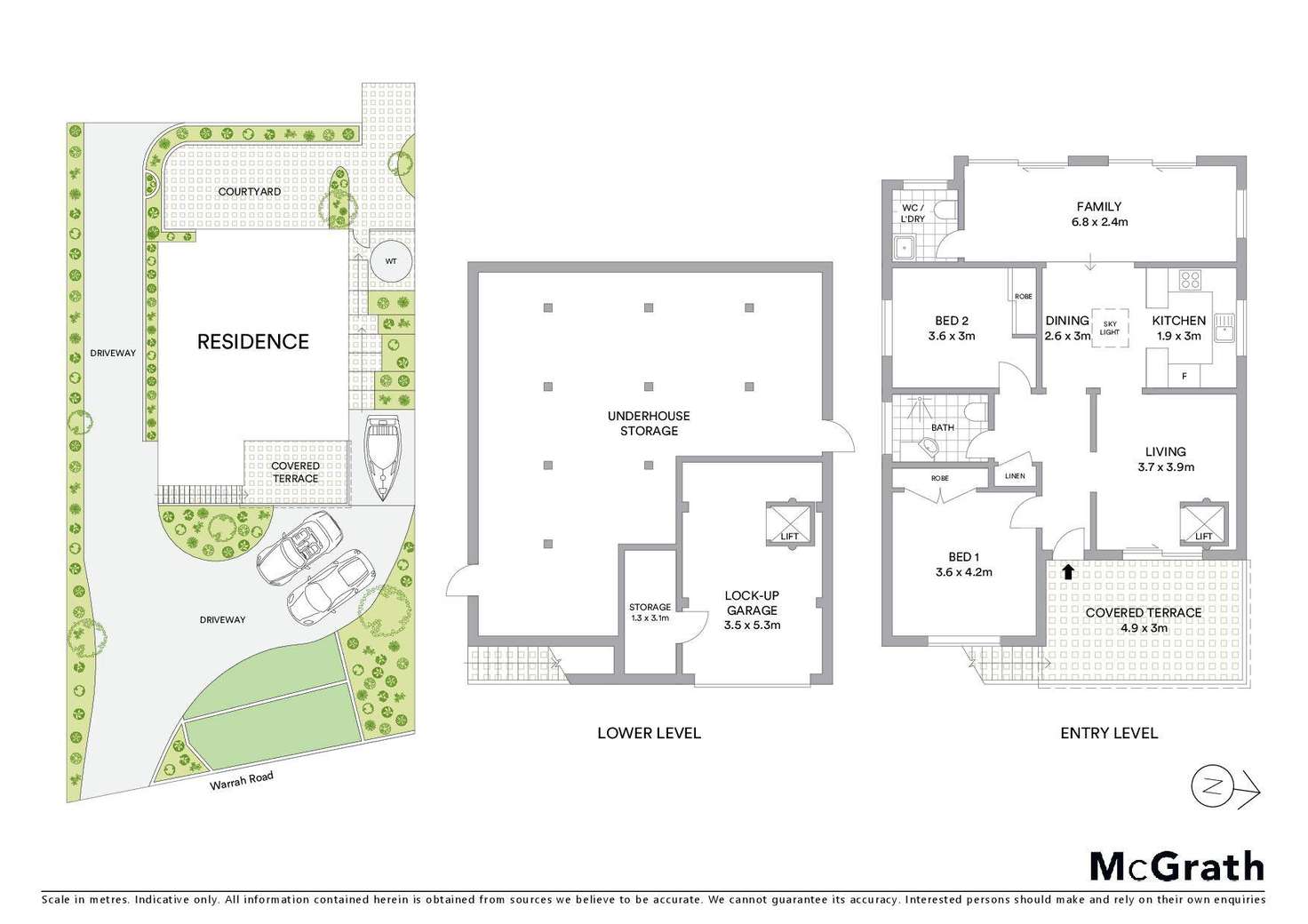 Floorplan of Homely house listing, 57 Warrah Road, Yowie Bay NSW 2228