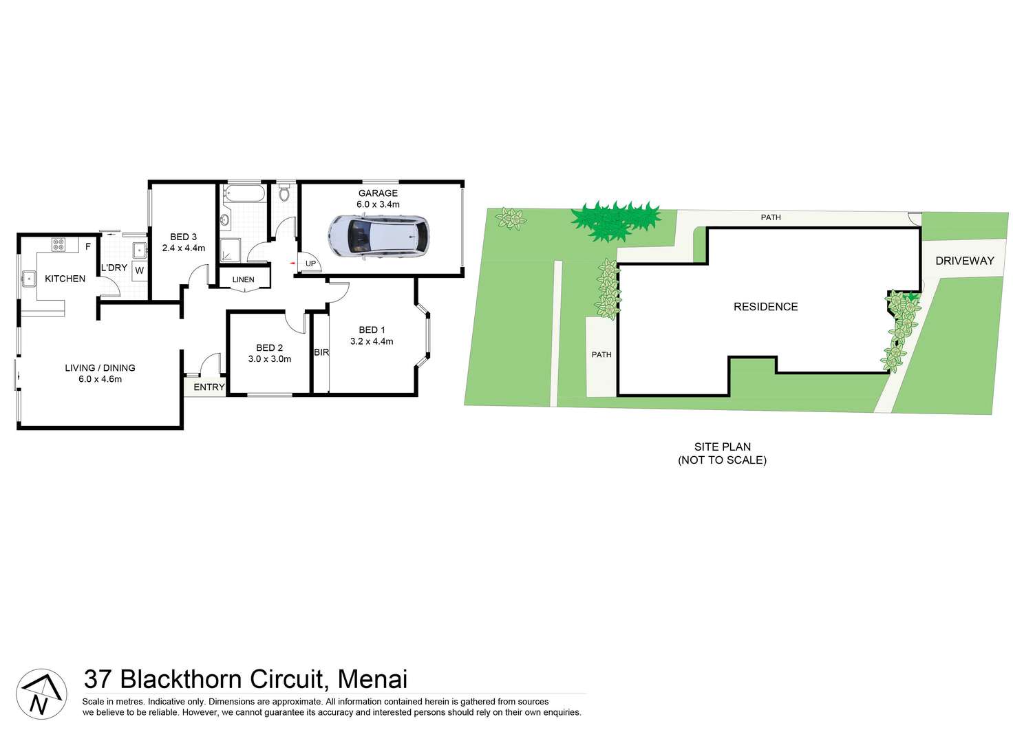 Floorplan of Homely house listing, 37 Blackthorn Circuit, Menai NSW 2234