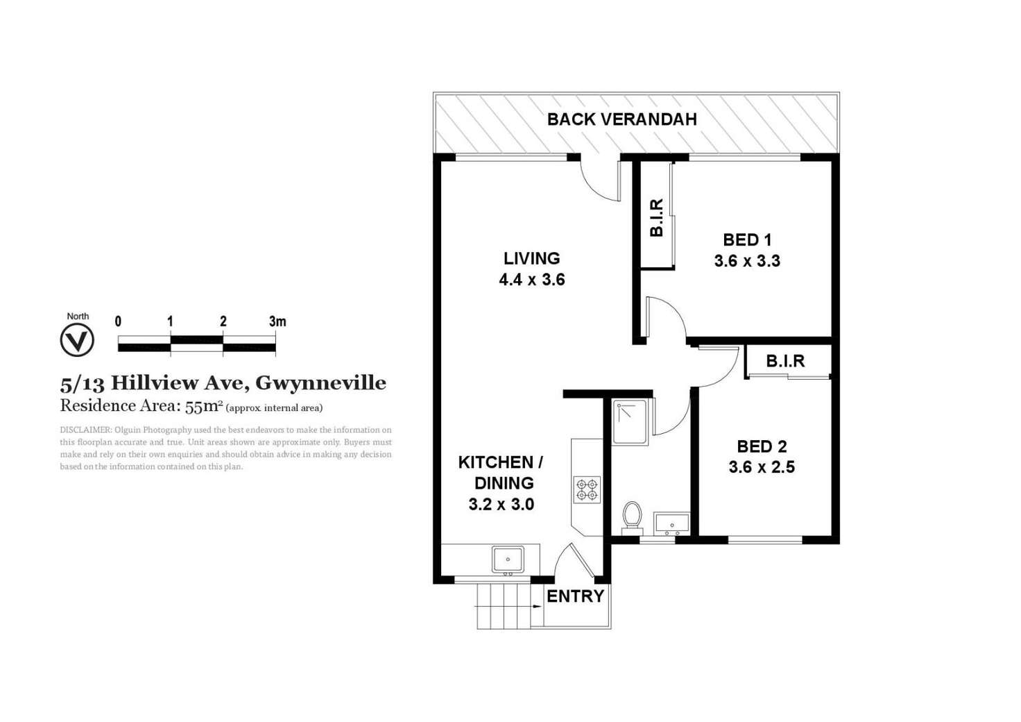 Floorplan of Homely unit listing, 5/13 Hillview Avenue, Gwynneville NSW 2500