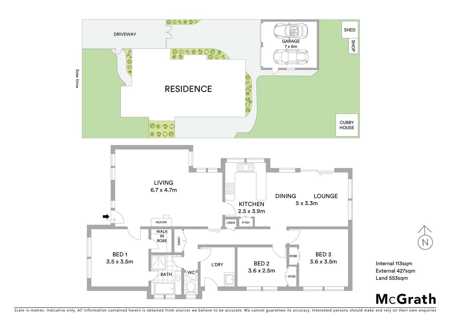 Floorplan of Homely house listing, 123 Solar Drive, Whittington VIC 3219