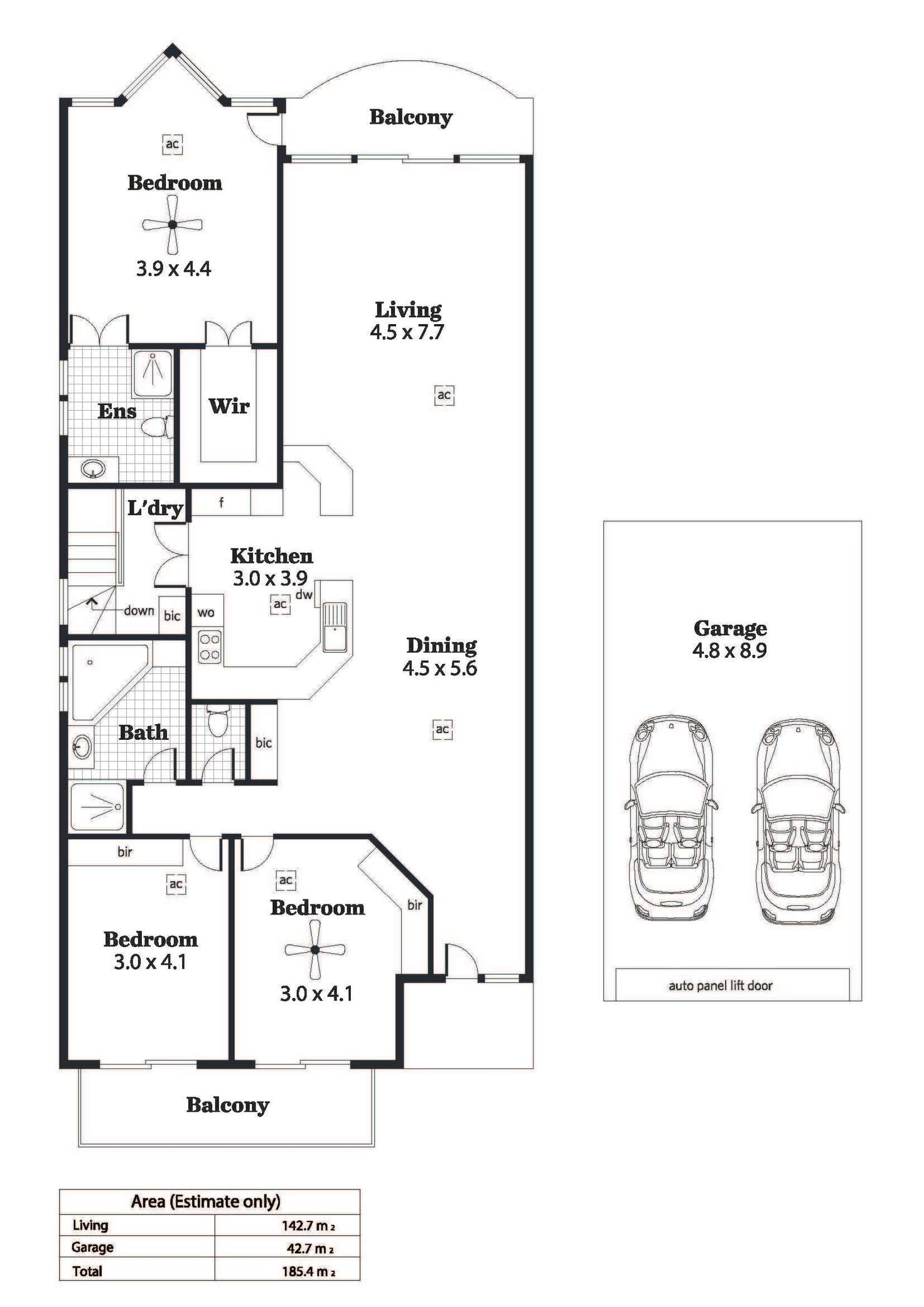 Floorplan of Homely apartment listing, 3/30 South Esplanade, Glenelg South SA 5045
