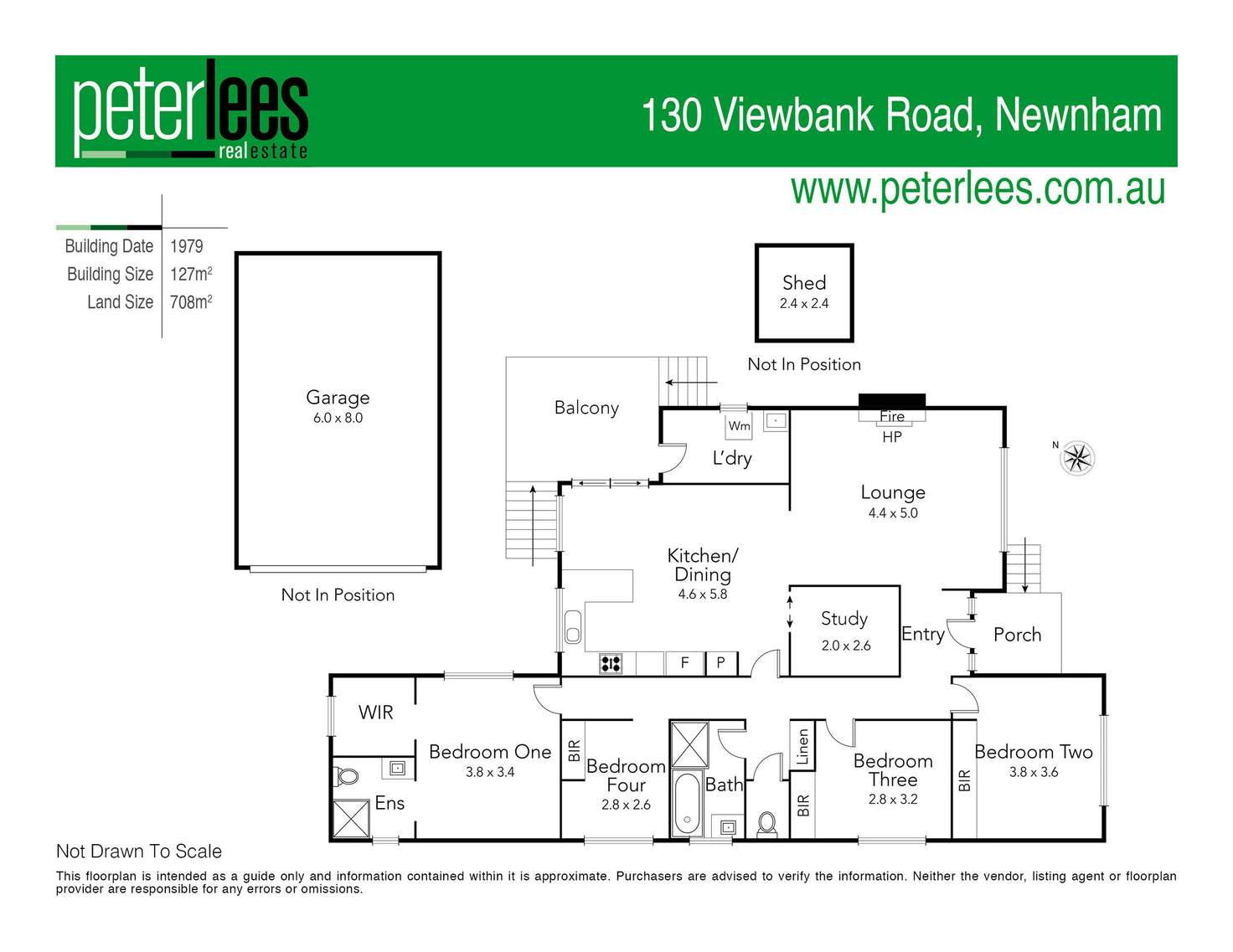 Floorplan of Homely house listing, 130 Viewbank Road, Newnham TAS 7248