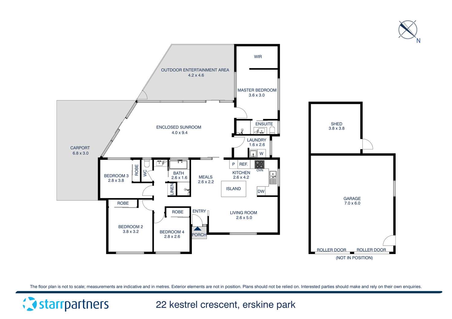 Floorplan of Homely house listing, 22 Kestrel Crescent, Erskine Park NSW 2759